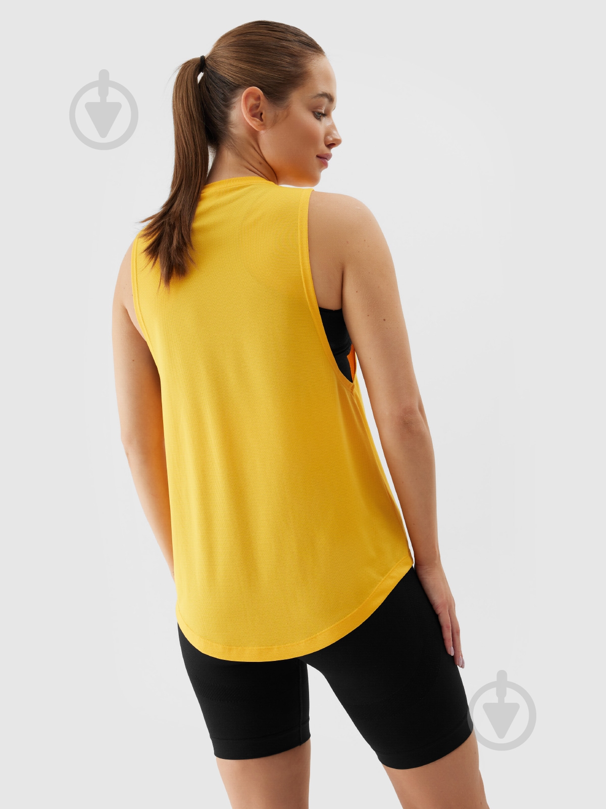 Майка 4F TSHIRT FNK F710 4FWSS24TFTSF710-70S р.XS жовтий - фото 4 Майка 4F TSHIRT FNK F710 4FWSS24TFTSF710-70S р.XS жовтий - фото 4