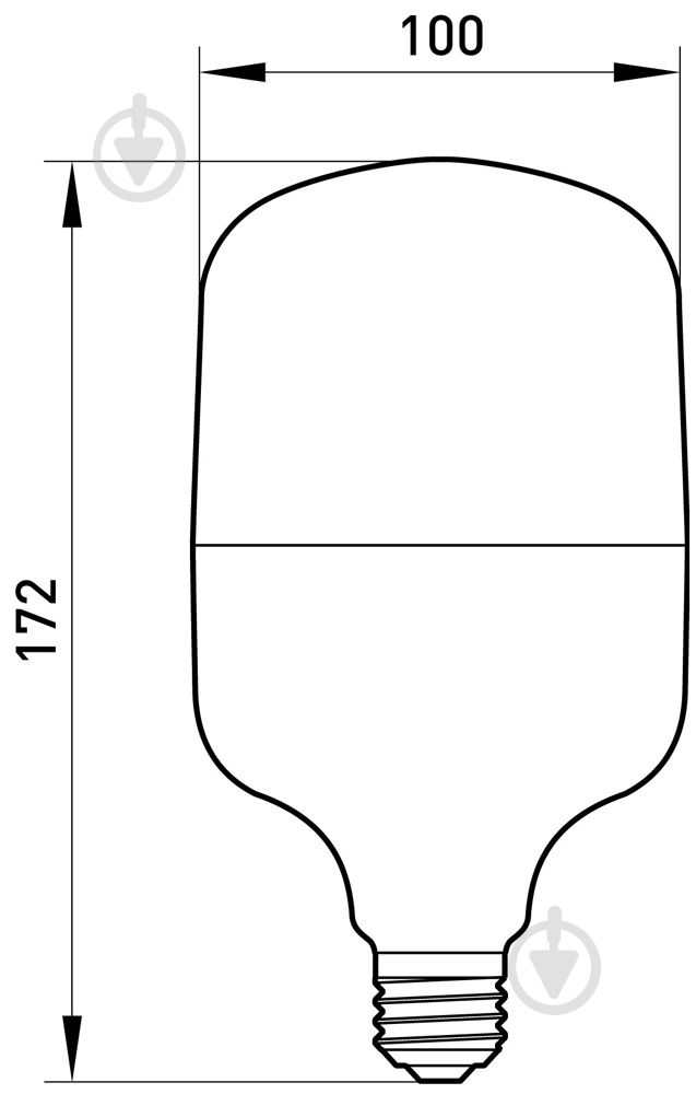 Лампа світлодіодна E.NEXT 28 Вт E27 230 В 4000 К l0650637 - фото 3 Лампа світлодіодна E.NEXT 28 Вт E27 230 В 4000 К l0650637 - фото 3