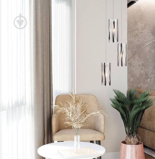 Подвес Blitz 3x60 Вт E27 хром 6126-33 - фото 2