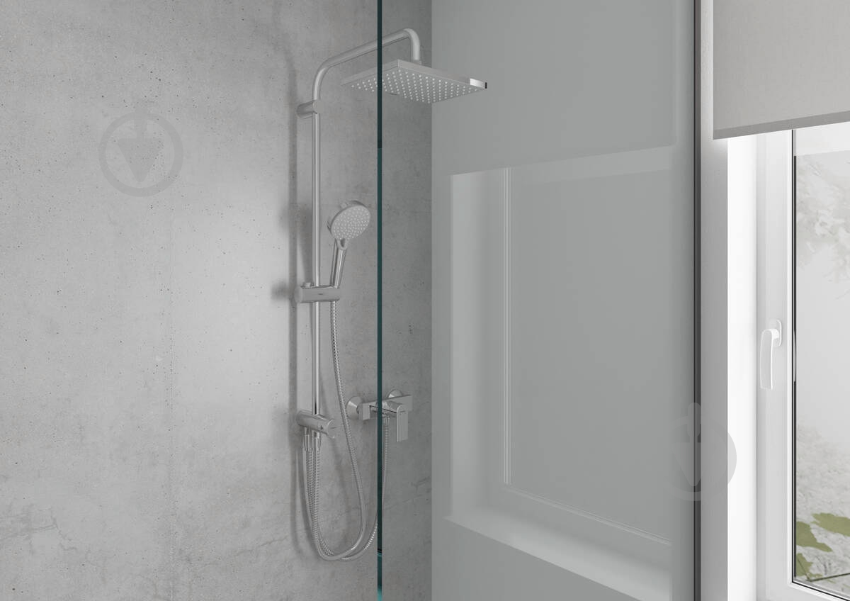 Душевая система Hansgrohe Vernis Shape Showerpipe 230 1jet Reno 26282000 хром - фото 3