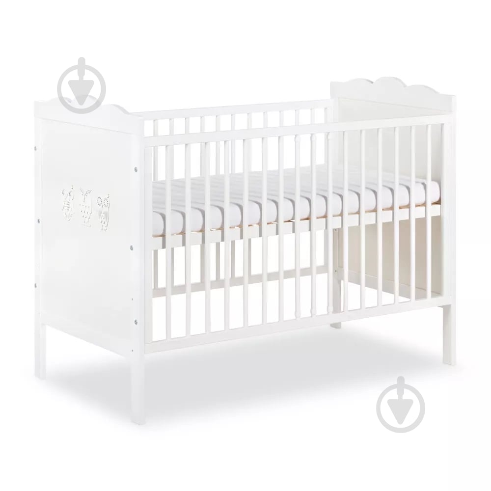 Кровать детская Klups White 120х60 MARSELL3 - фото 1