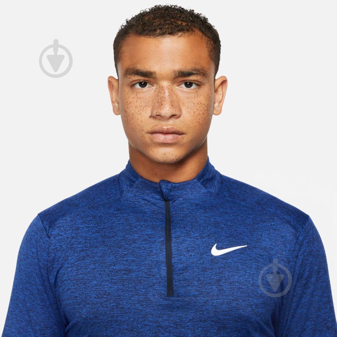 Джемпер Nike DF ELMNT TOP HZ DD4756-451 р. M синій - фото 3 Джемпер Nike DF ELMNT TOP HZ DD4756-451 р. M синій - фото 3