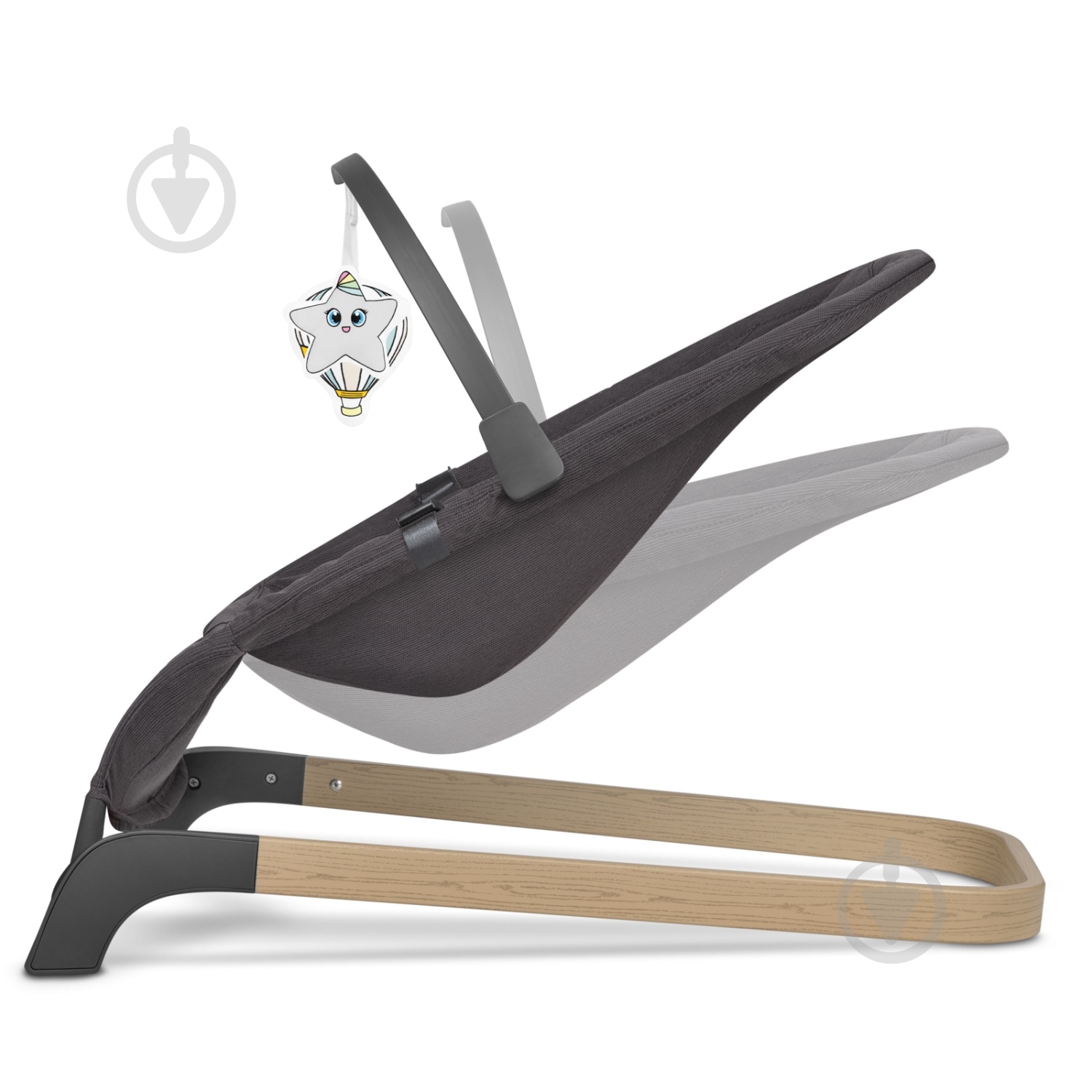 Шезлонг Lionelo LO-JUNE GREY STONE - фото 2 Шезлонг Lionelo LO-JUNE GREY STONE - фото 2