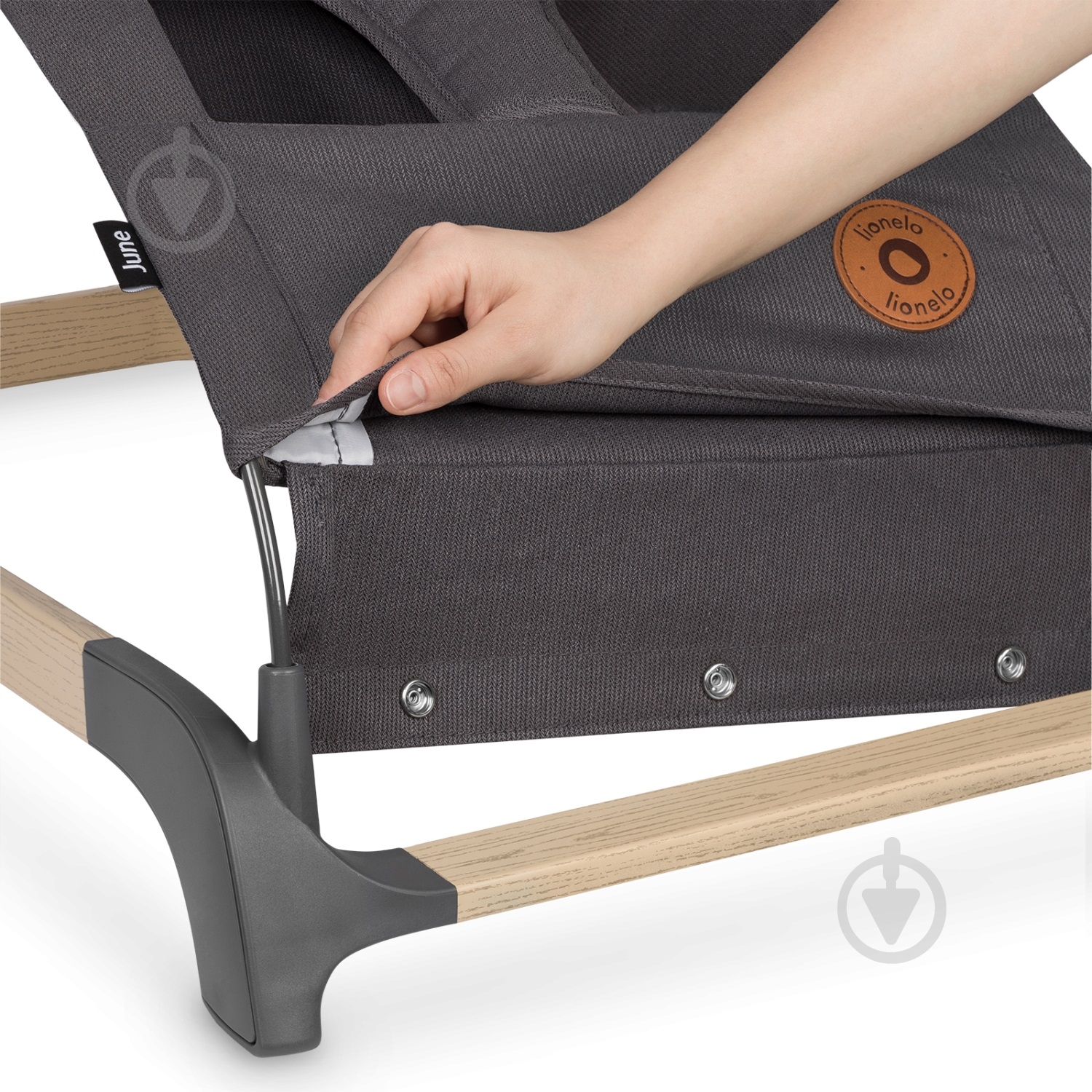 Шезлонг Lionelo LO-JUNE GREY STONE - фото 3 Шезлонг Lionelo LO-JUNE GREY STONE - фото 3