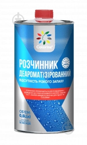 Розчинник деароматизований COLORINA 0,5 л - фото 1 Розчинник деароматизований COLORINA 0,5 л - фото 1