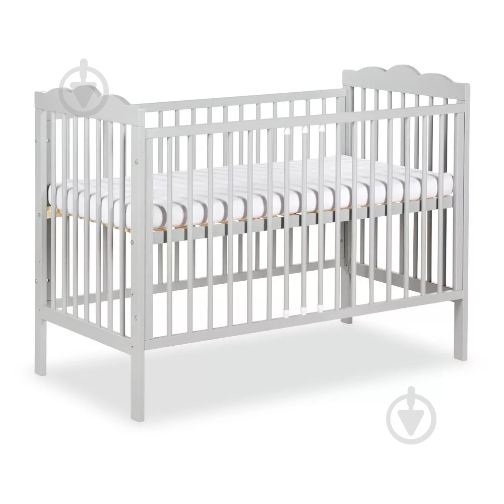 Кроватка детская Klups Grey OLIVER1 - фото 1 Кроватка детская Klups Grey OLIVER1 - фото 1