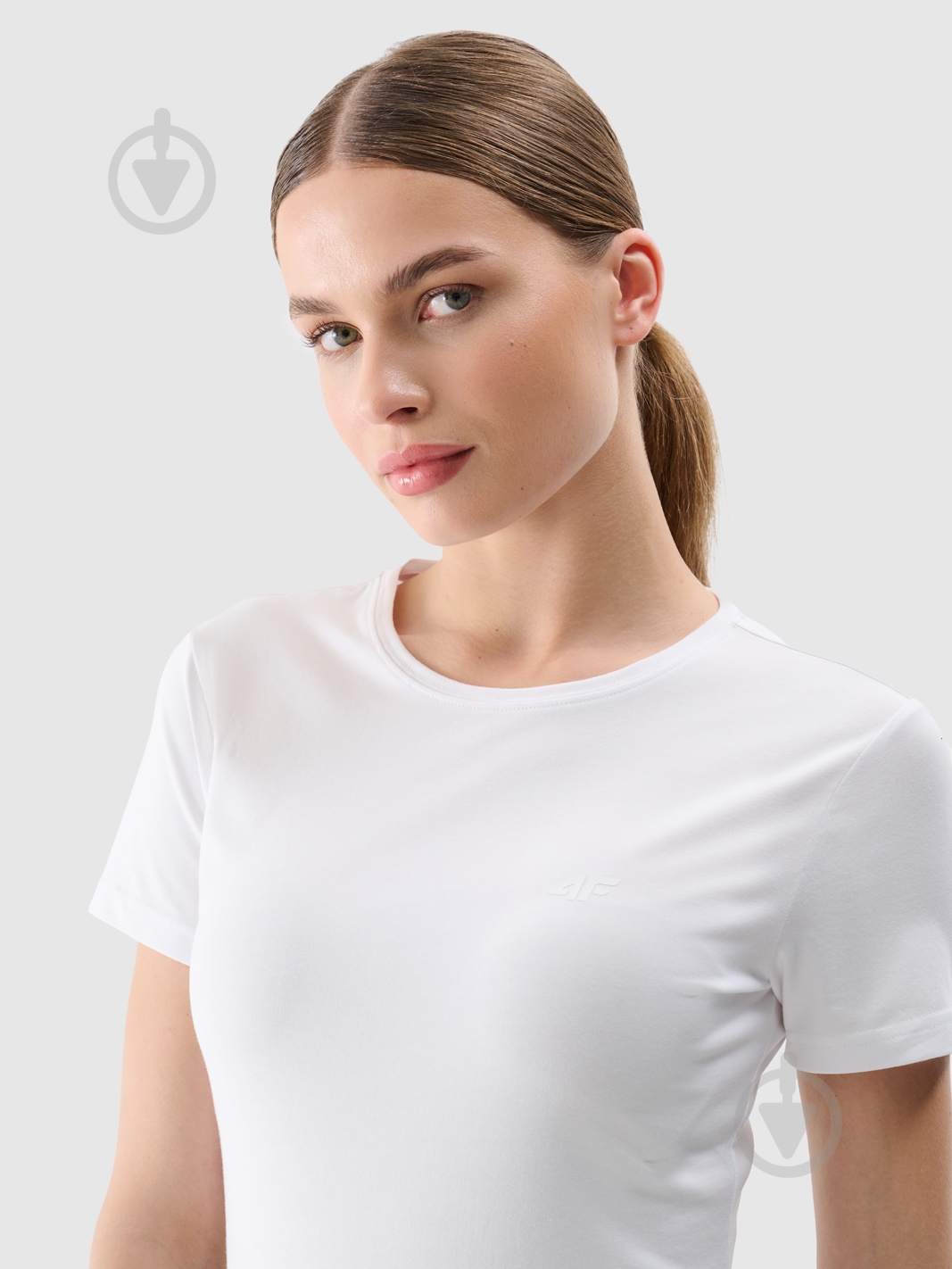 Футболка 4F TSHIRT F2255 4FWMM00TTSHF2255-10S р.XS білий - фото 3