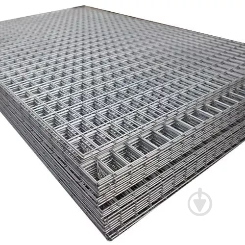 Сетка для габиона 2х1 м d 4 мм оцинкованная - фото 1