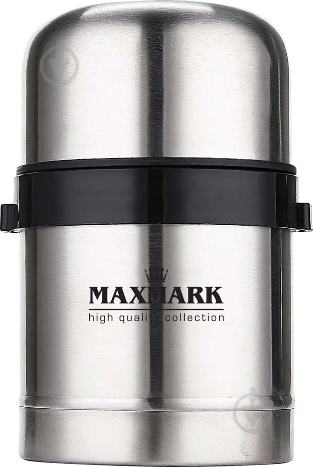 Термос для еды Maxmark Classic 600 мл серебряный MK-FT600 - фото 1