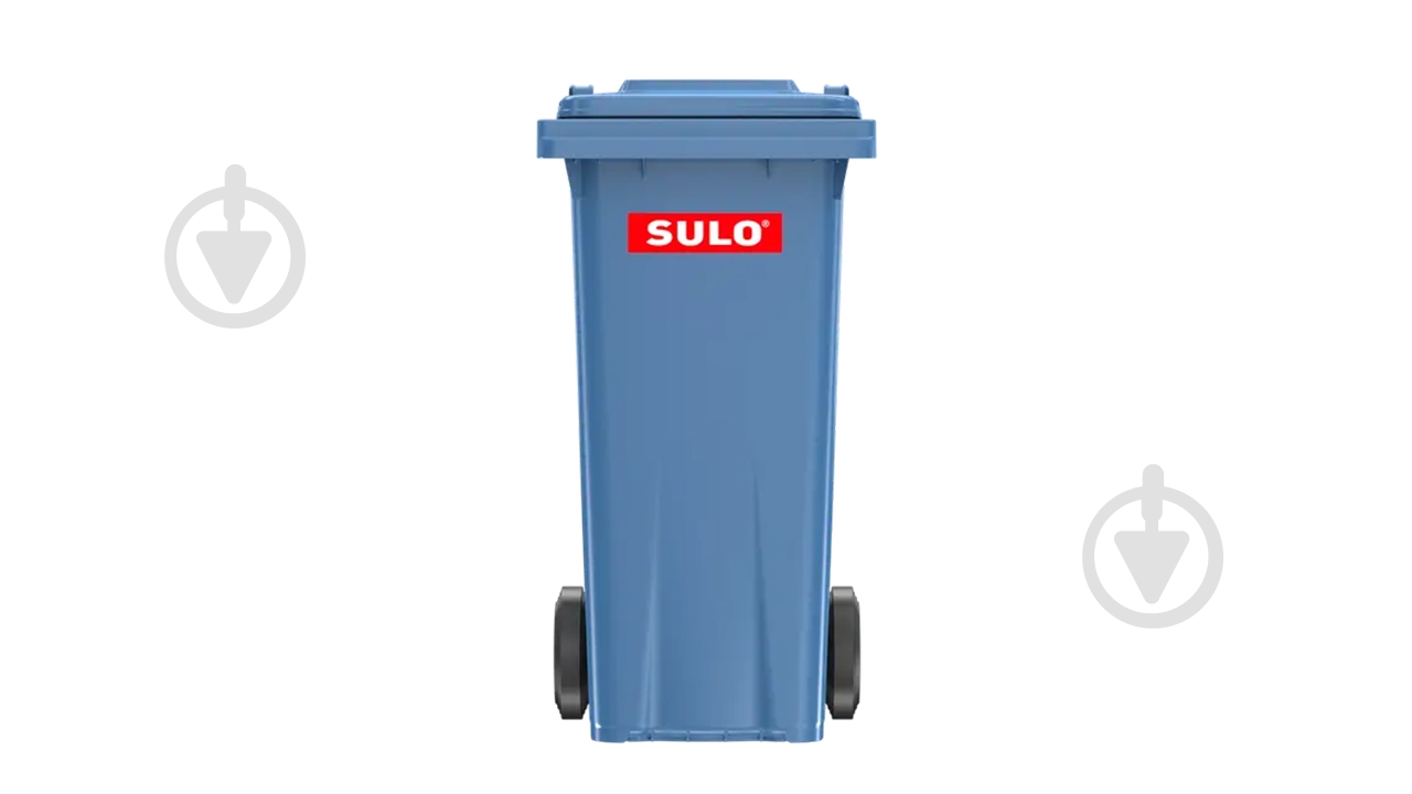 Бак для мусора с крышкой SULO передвижной 120 л синий - фото 2 Бак для мусора с крышкой SULO передвижной 120 л синий - фото 2