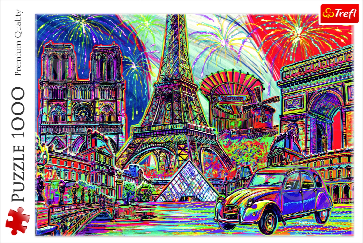 Пазлы Trefl Краски Парижа 6335781 - фото 1