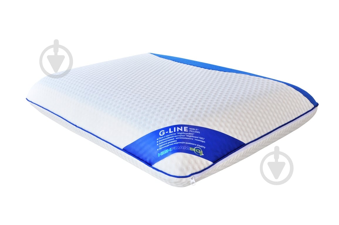 Подушка ортопедична Noble Sweeten L Gel Power Highfoam 59x43x12 см білий - фото 1