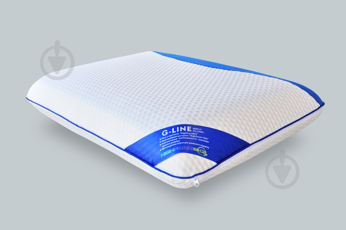 Подушка ортопедична Noble Sweeten L Gel Power Highfoam 59x43x12 см білий - фото 6