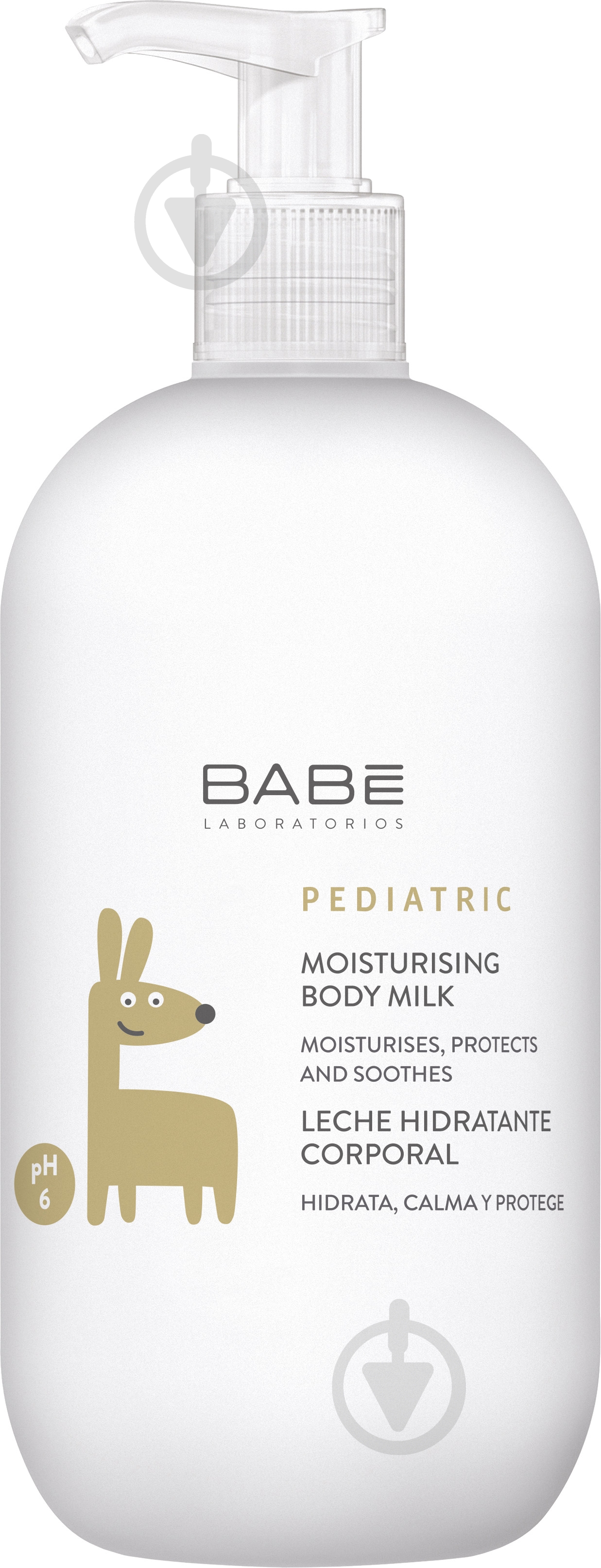 Молочко детское BABE Laboratorios Увлажняющее 500 мл - фото 1