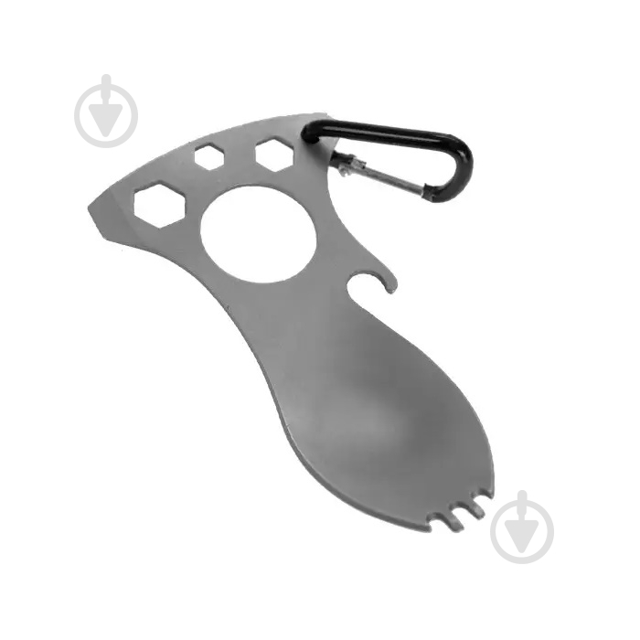 Ложка Summit МУЛЬТИТУЛ З КАРАБІНОМ 8-IN-1 MULTI FUNCTION DINING TOOL - фото 1