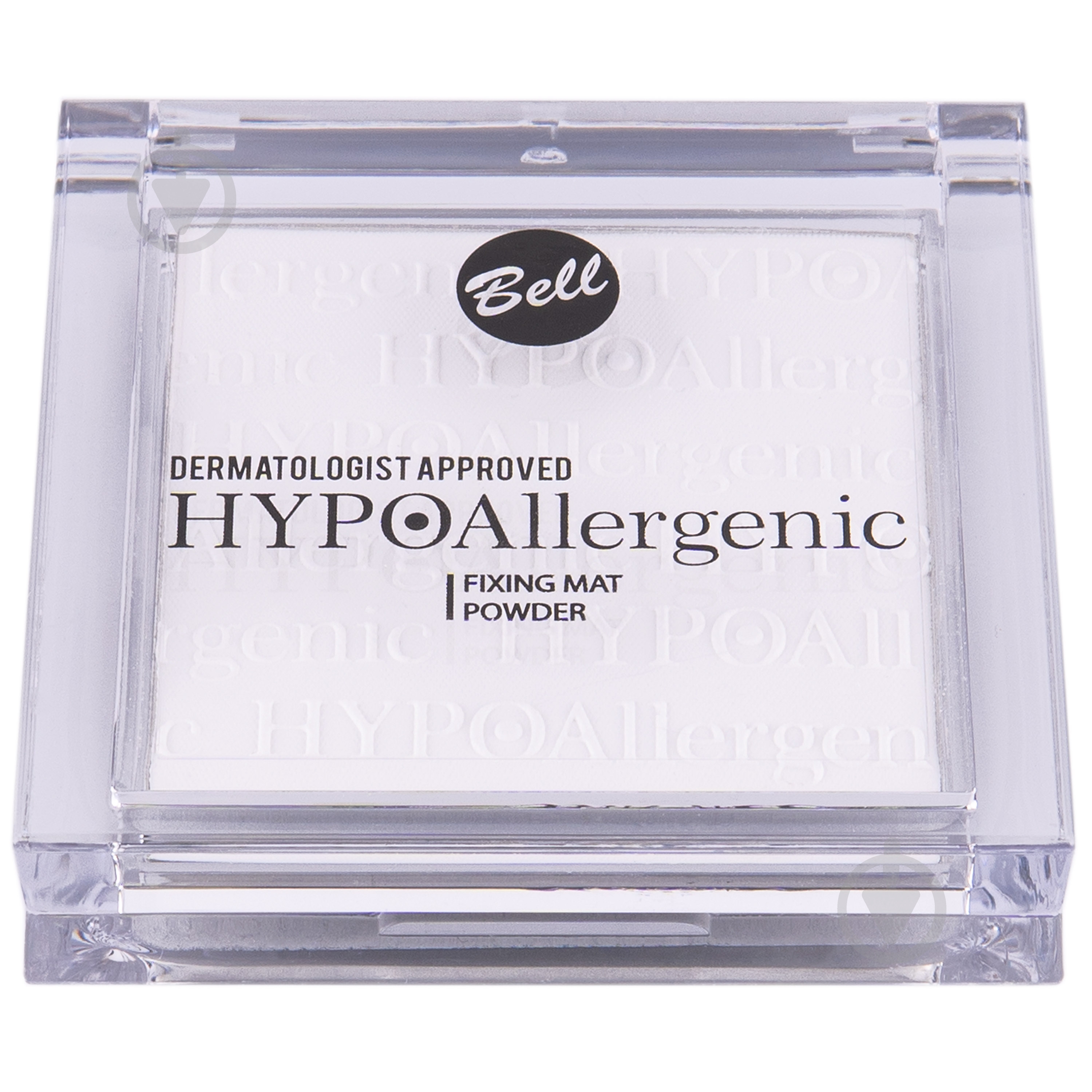 Пудра компактная Bell Hypo Allergenic Fixing Mat Transparent 9 г - фото 1 Пудра компактная Bell Hypo Allergenic Fixing Mat Transparent 9 г - фото 1