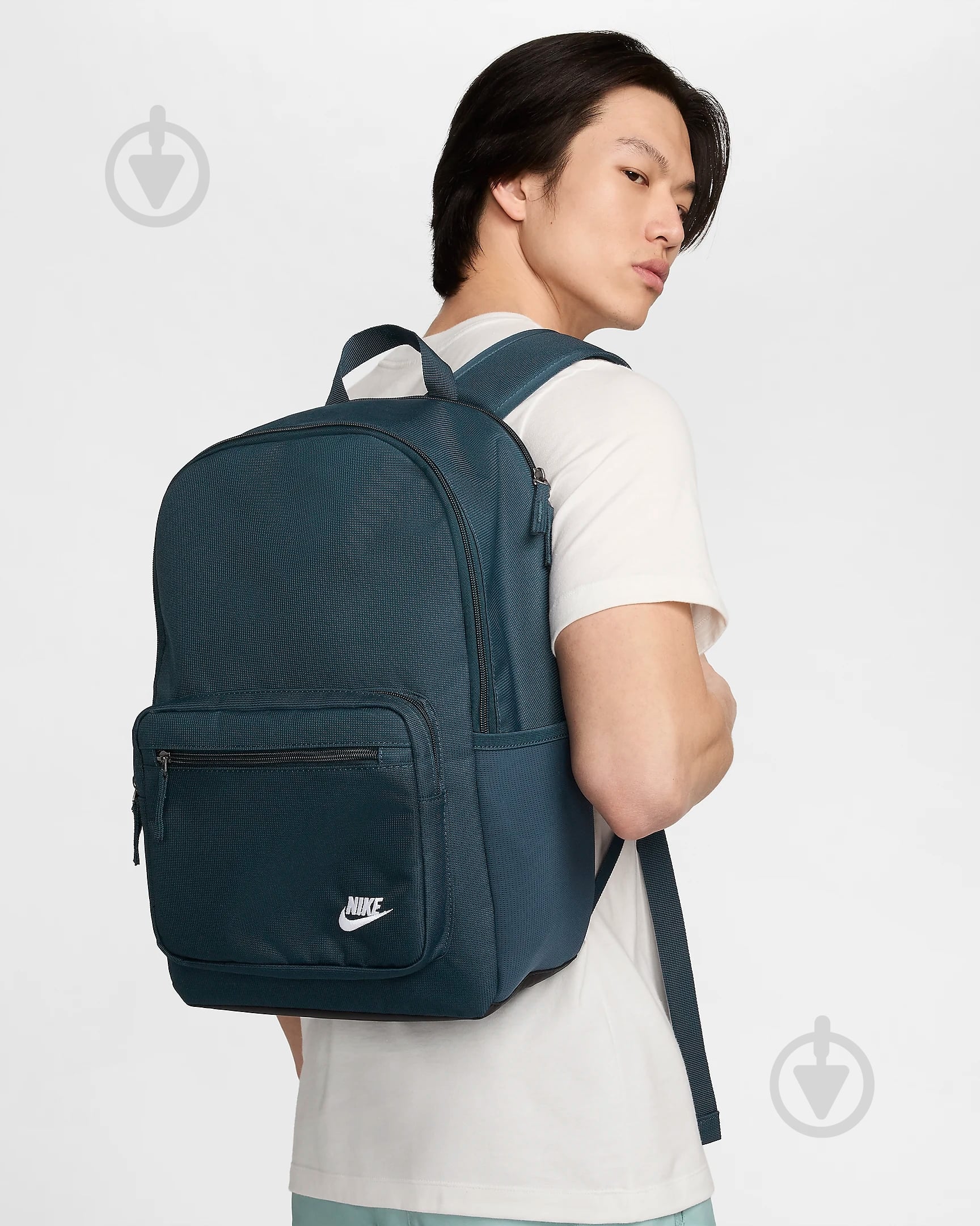 Рюкзак Nike Heritage Eugene Backpack DB3300-478 23 л темно-синий - фото 11