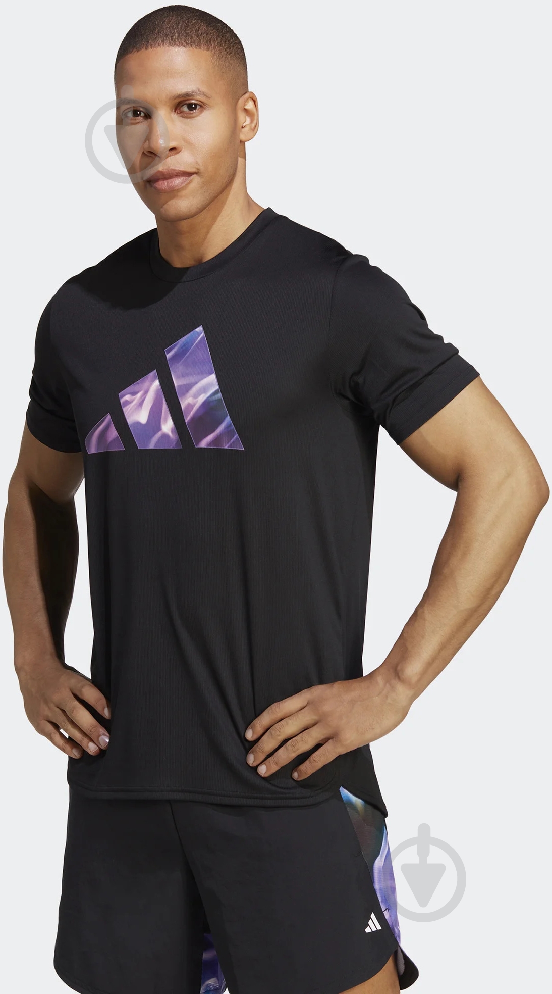 Футболка Adidas IB7919 р.M черный - фото 1 Футболка Adidas IB7919 р.M черный - фото 1