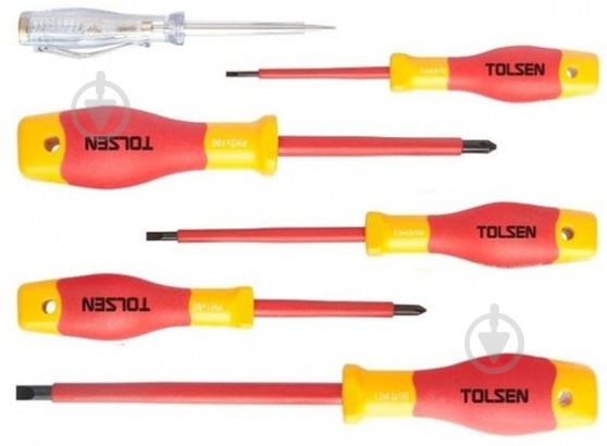 Набор отверток Tolsen диэлектрических × V33506 - фото 1 Набор отверток Tolsen диэлектрических × V33506 - фото 1