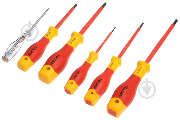 Набор отверток Tolsen диэлектрических × V33506 - фото 3 Набор отверток Tolsen диэлектрических × V33506 - фото 3