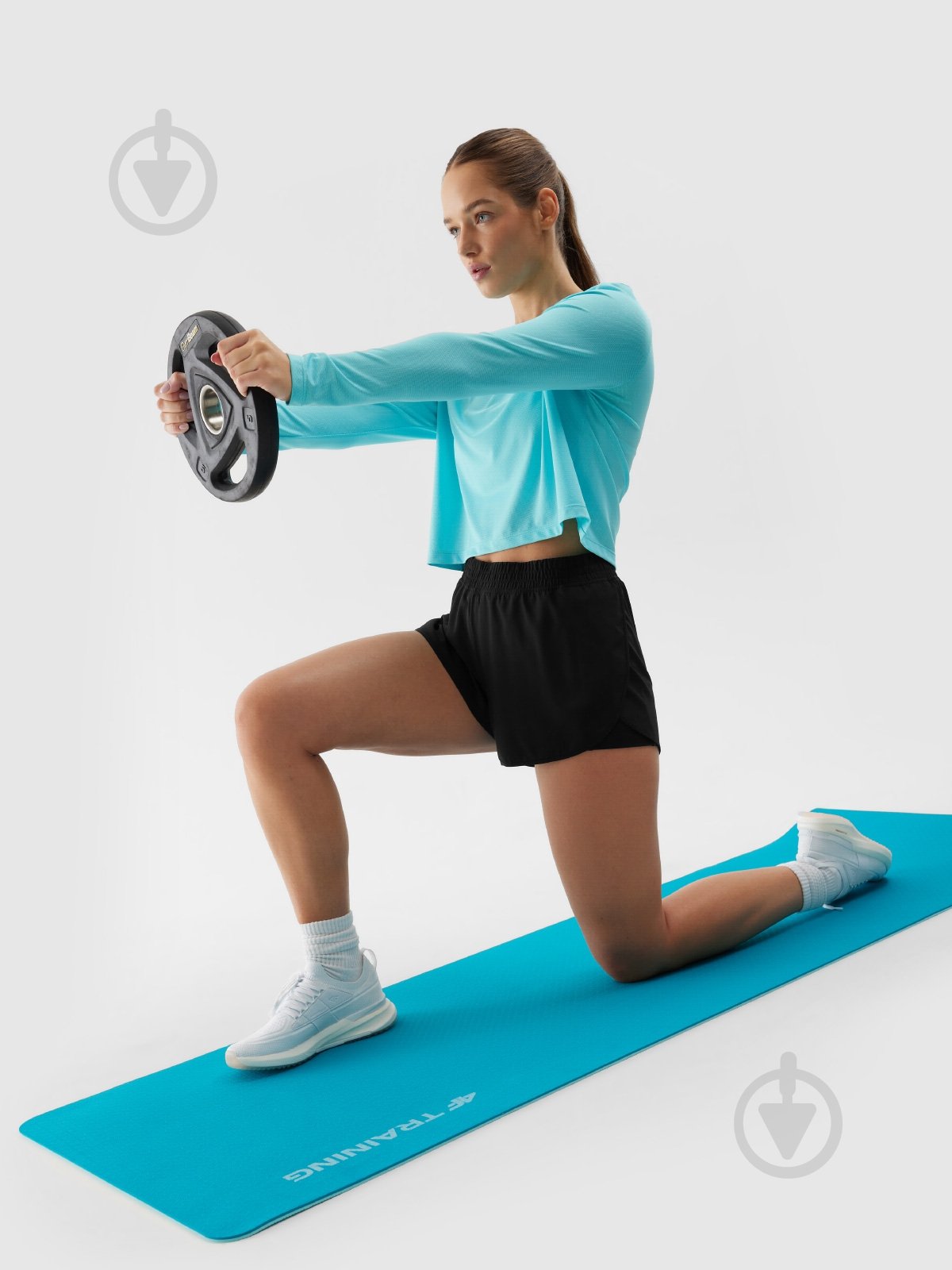 Топ 4F LONGSLEEVE FNK F218 4FWSS24TFLOF218-33S р.XS блакитний - фото 6