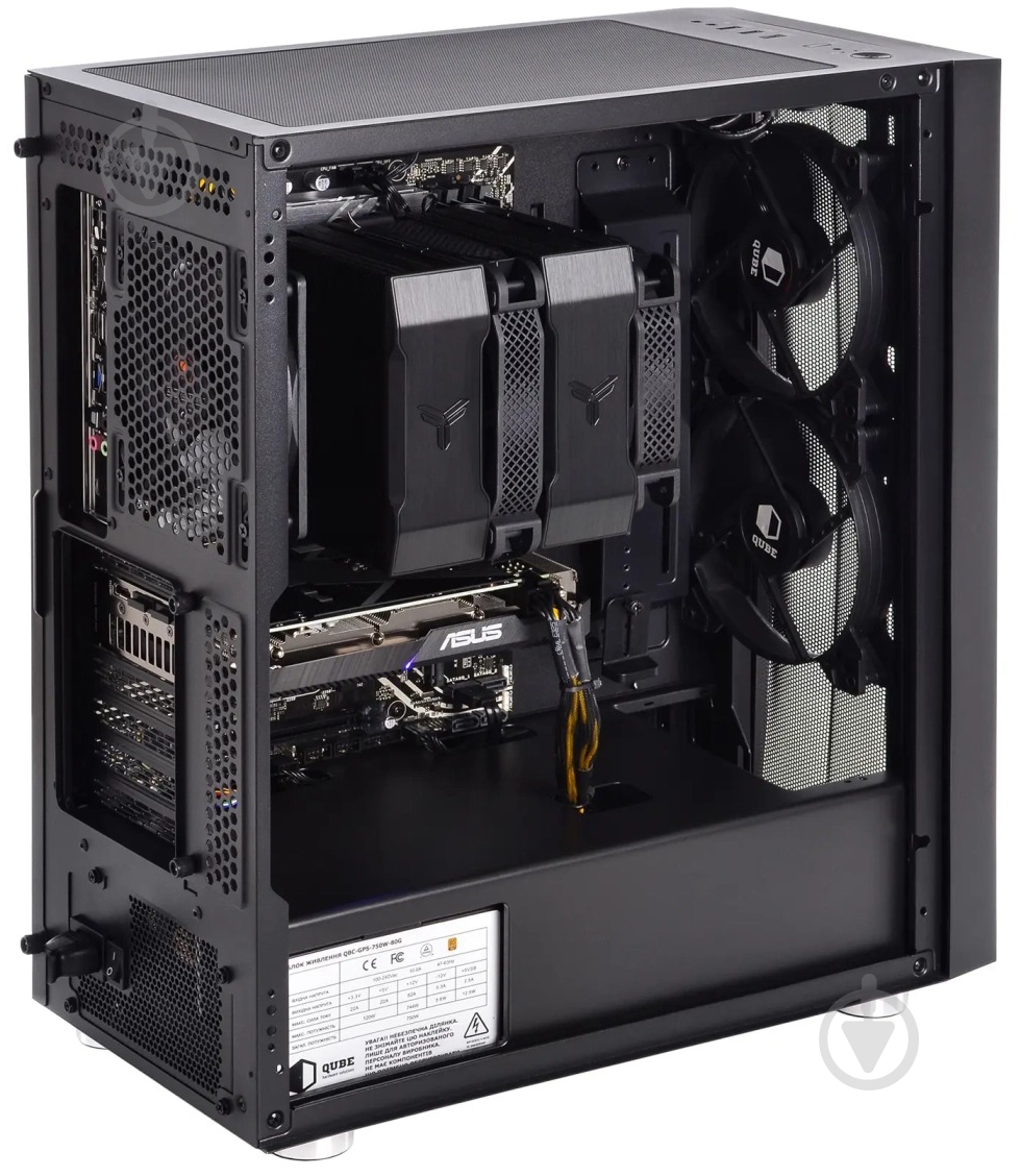Рабочая станция Artline WorkStation W75 (W75v52Win) black - фото 5