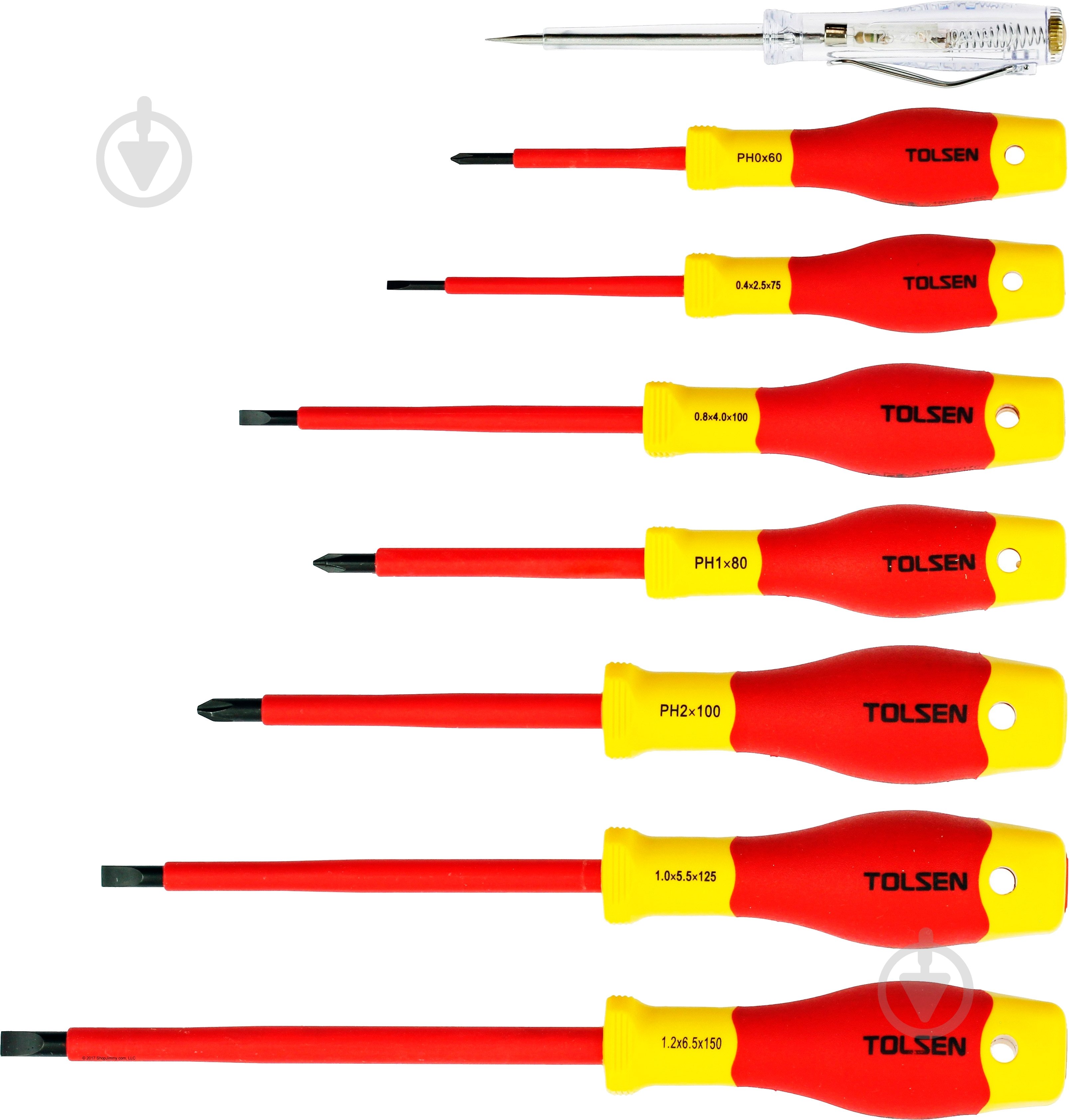 Набор отверток Tolsen Premium 8 предметов V32408 - фото 1
