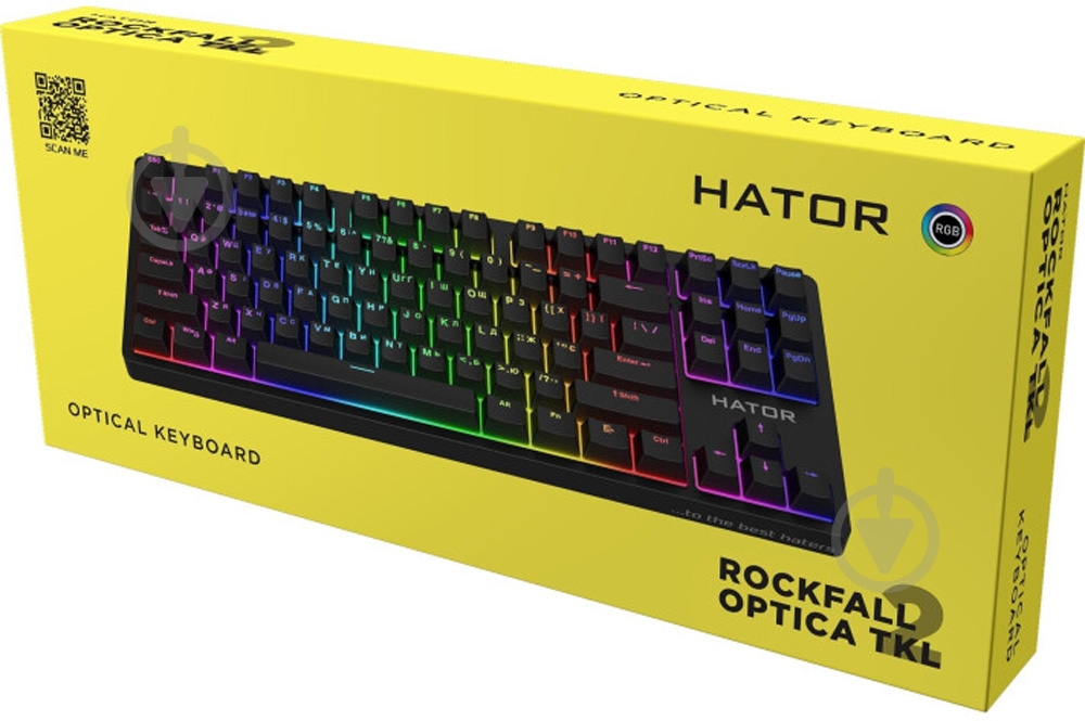 Клавиатура Hator Rockfall 2 Optica TKL black (HTK-730) black - фото 6