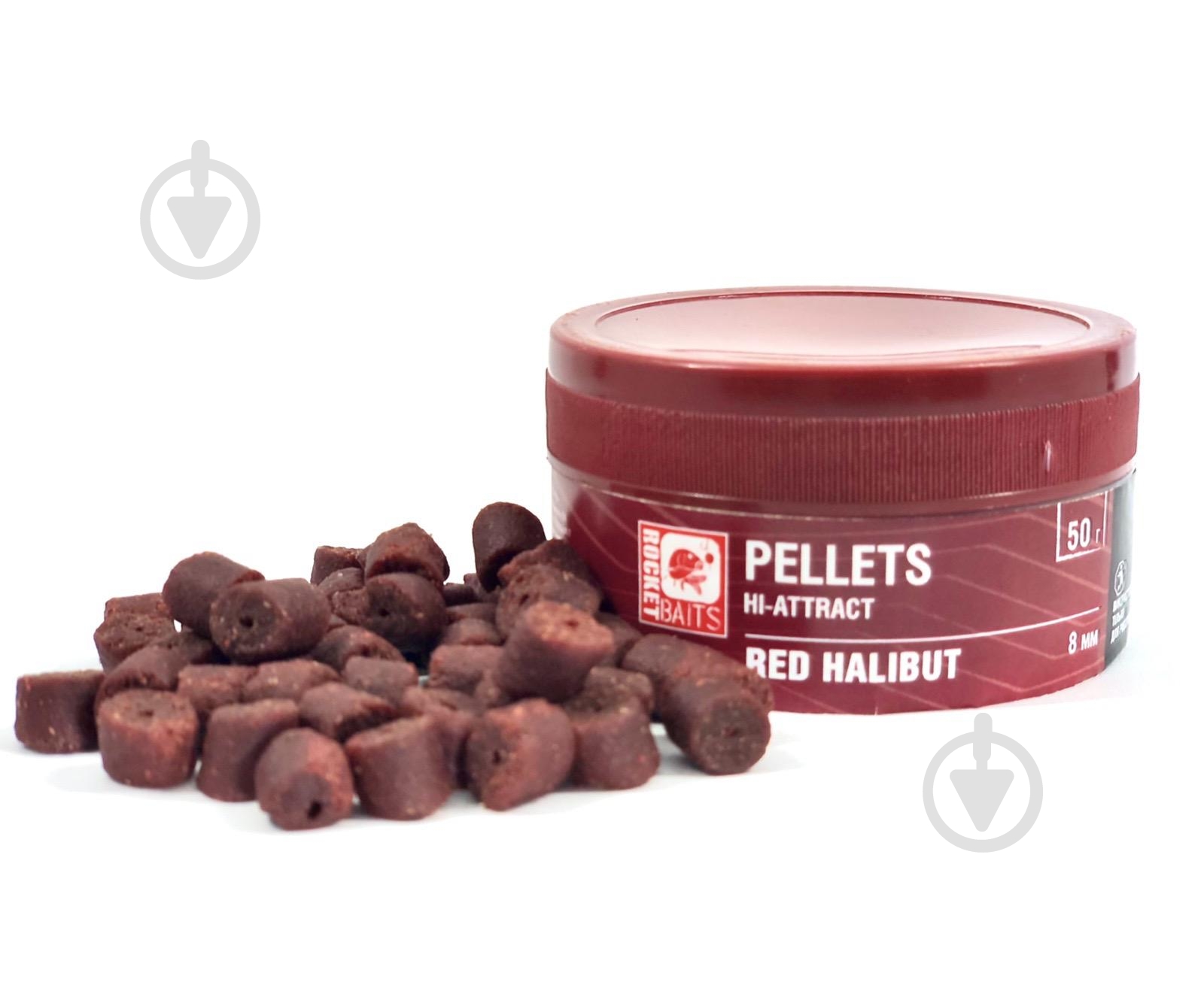 Пеллетс Rocket Baits RED Halibut 8мм 50 г халибут - фото 1 Пеллетс Rocket Baits RED Halibut 8мм 50 г халибут - фото 1