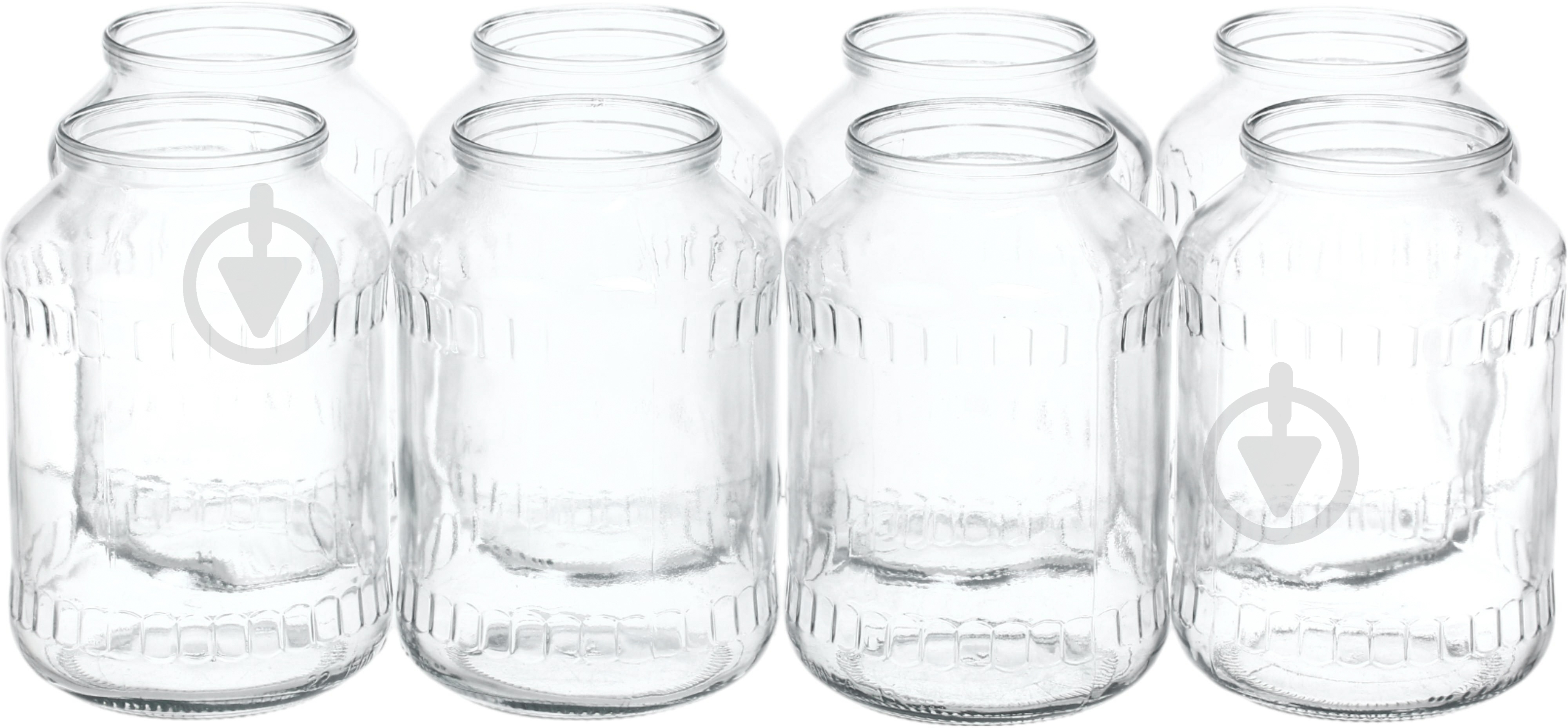 Набор банок для консервации Скляний альянс СКО 82 мм 1,5 л 8 шт. - фото 1 Набор банок для консервации Скляний альянс СКО 82 мм 1,5 л 8 шт. - фото 1