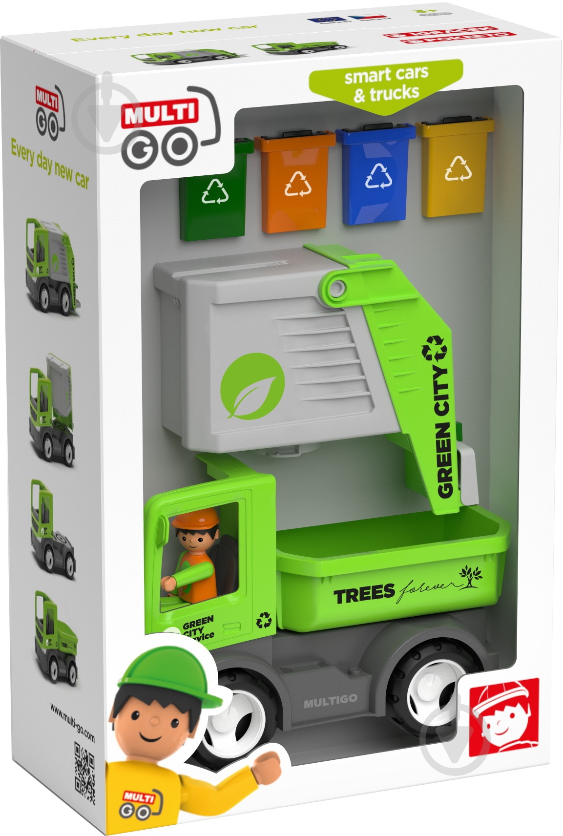 Мусоровоз Multigo 2 в 1 (27325) - фото 1