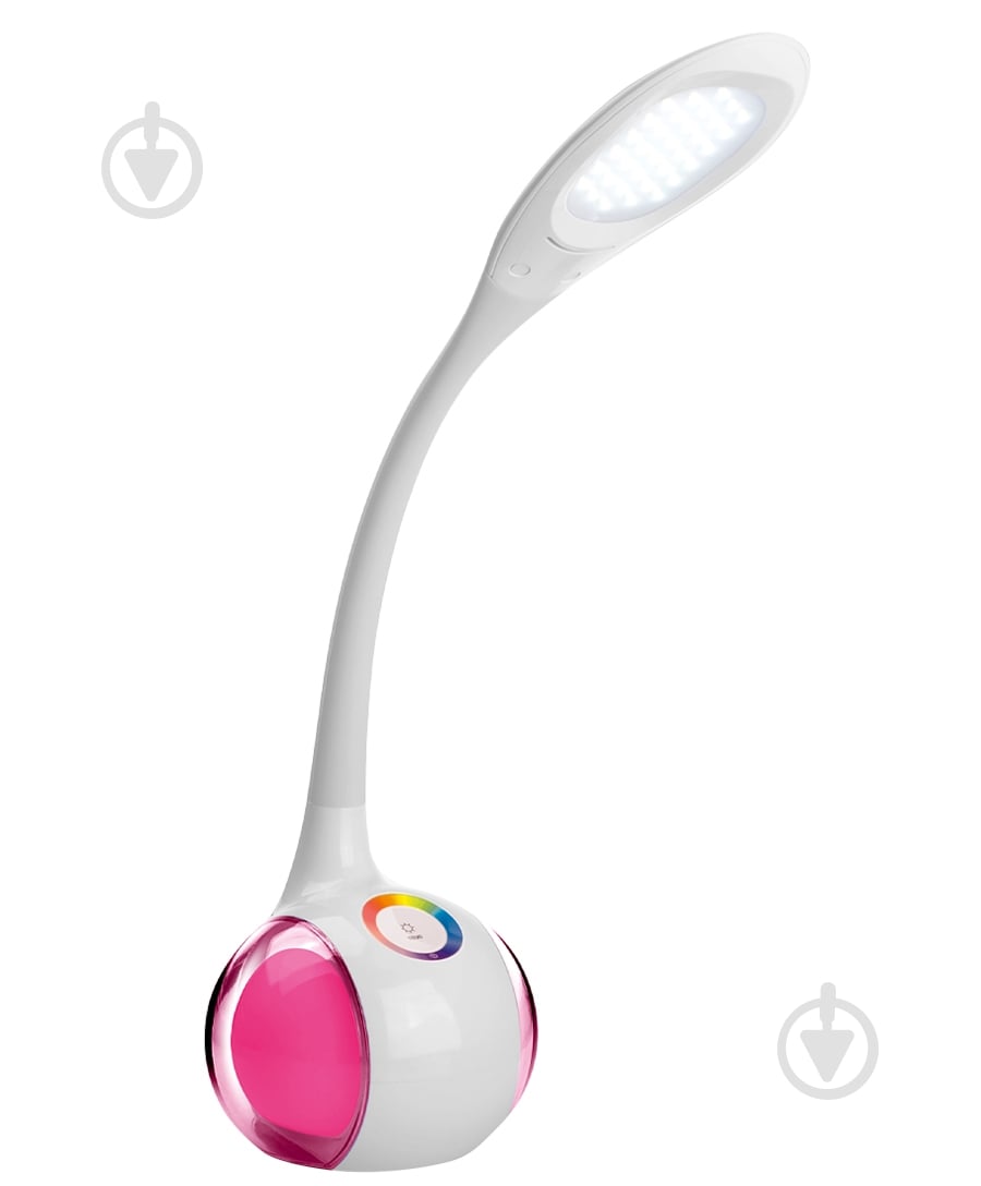 Настільна лампа офісна LedPulsar 3D RGB 6 Вт білий ALT-320W - фото 1 Настільна лампа офісна LedPulsar 3D RGB 6 Вт білий ALT-320W - фото 1