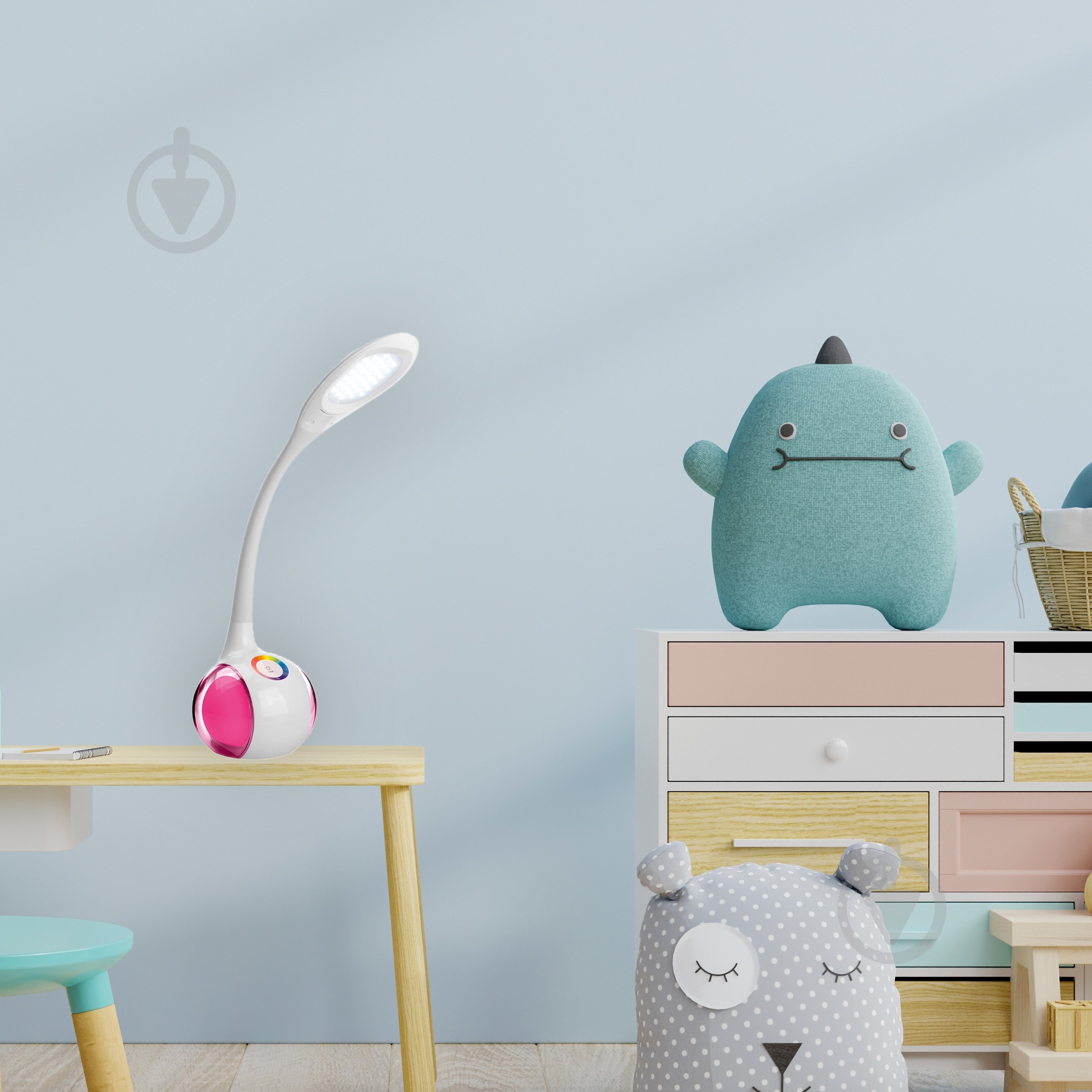 Настільна лампа офісна LedPulsar 3D RGB 6 Вт білий ALT-320W - фото 5 Настільна лампа офісна LedPulsar 3D RGB 6 Вт білий ALT-320W - фото 5