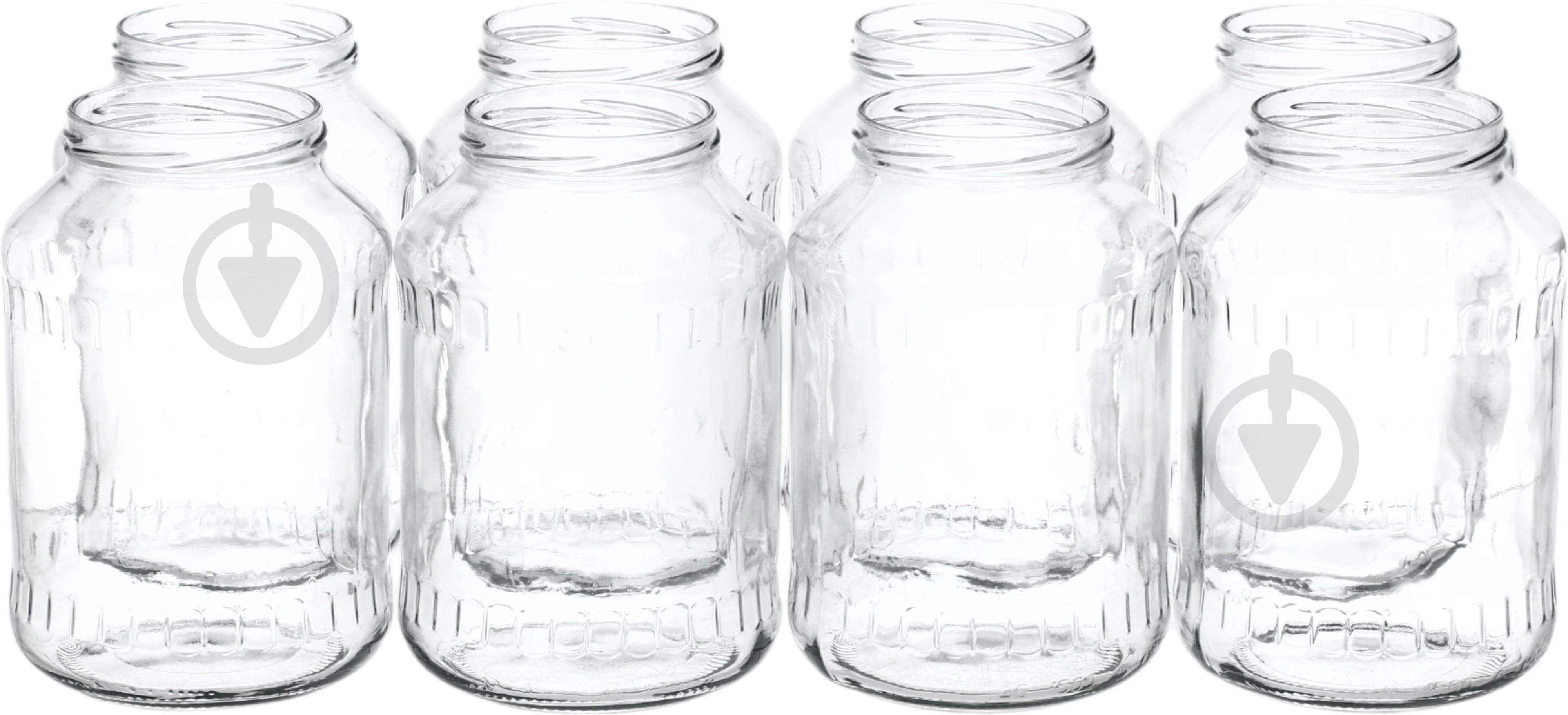 Набор банок для консервации Скляний альянс ТО 82 мм 1,5 л 8 шт. - фото 1 Набор банок для консервации Скляний альянс ТО 82 мм 1,5 л 8 шт. - фото 1