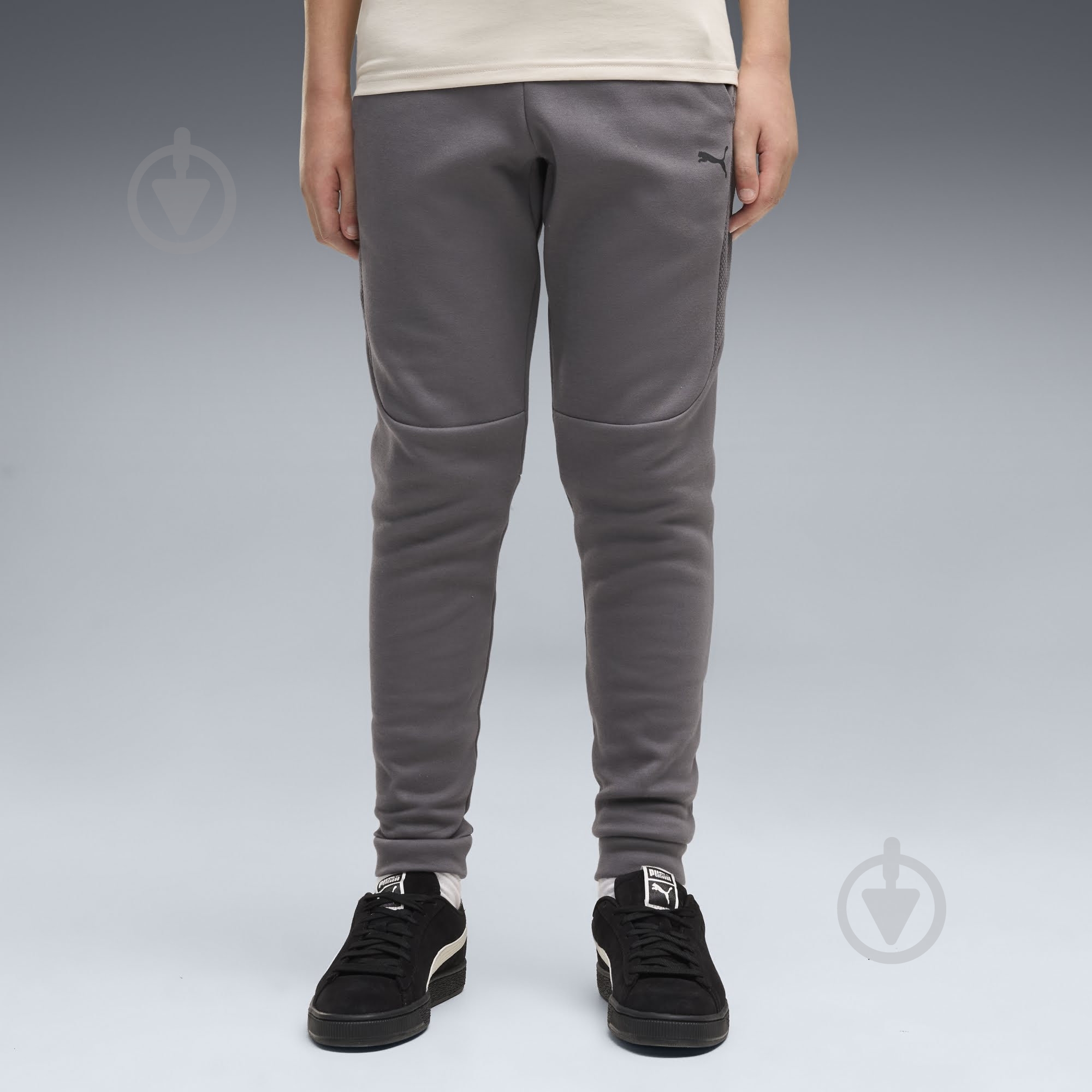 Брюки Puma PUMATECH Elevated Pants DK B 69473434 р. 164 серый - фото 1