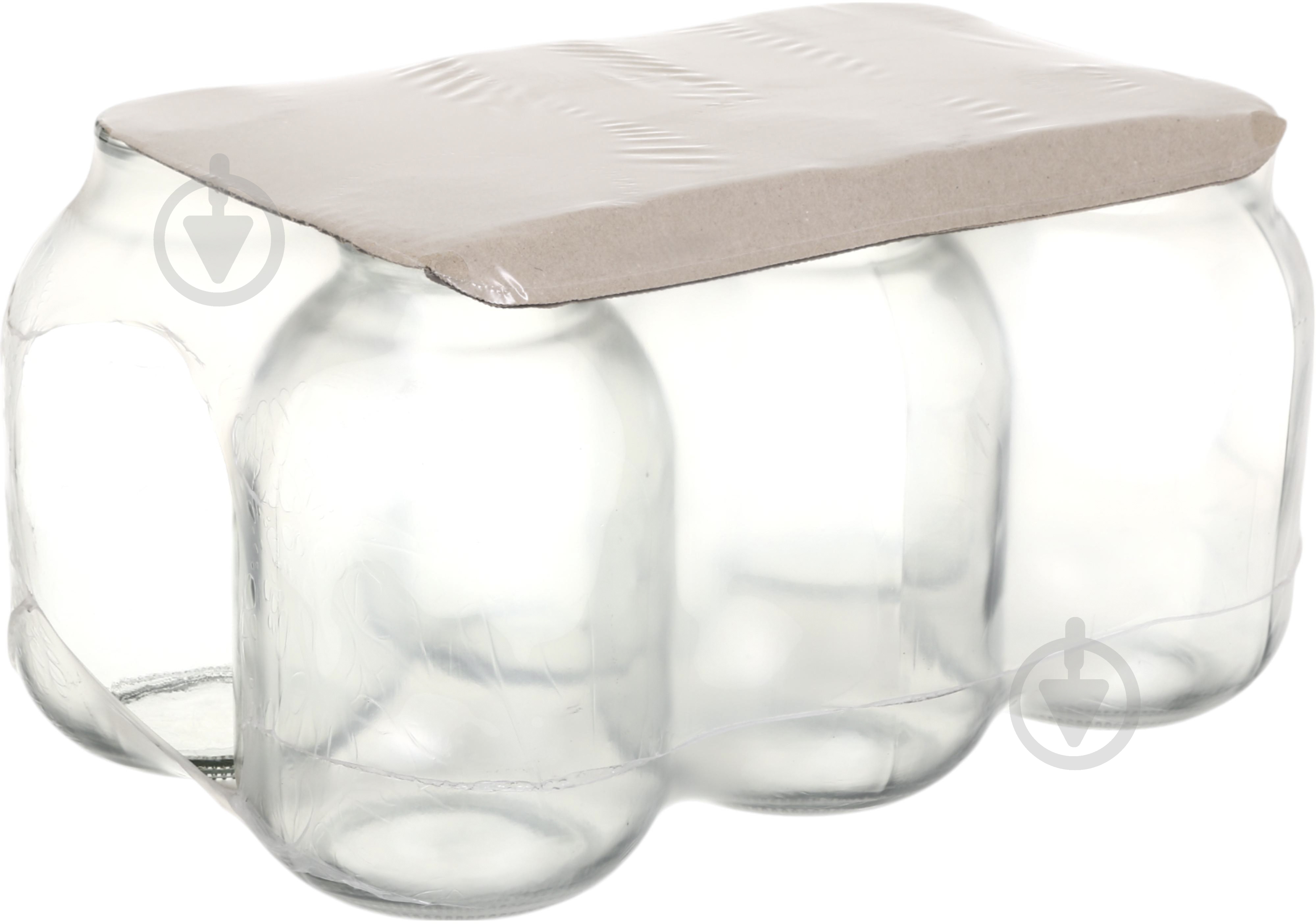 Набор банок для консервации Скляний альянс СКО 82 мм 3 л 6 шт. - фото 1 Набор банок для консервации Скляний альянс СКО 82 мм 3 л 6 шт. - фото 1