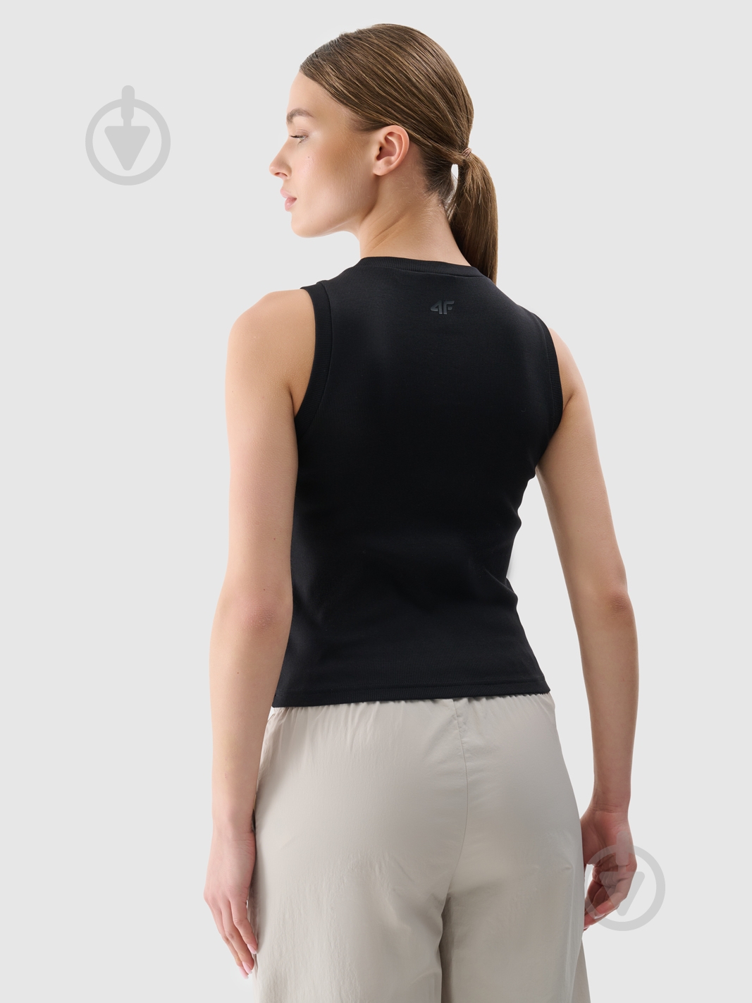 Майка 4F SLEEVELESS F132 4FWMM00TSLEF132-20S р.XS черный - фото 2