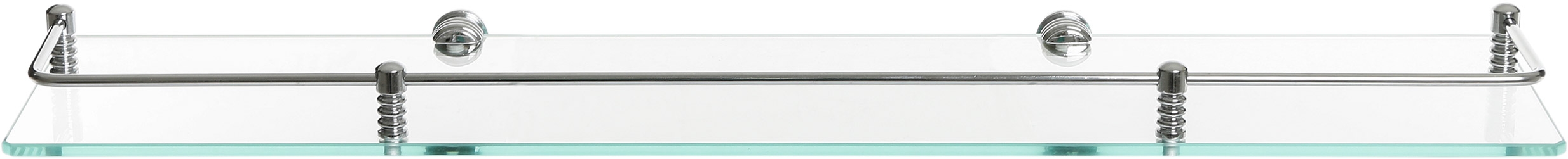 Полочка стеклянная МТ ПП 600х150х6 мм прямая прозрачная - фото 2