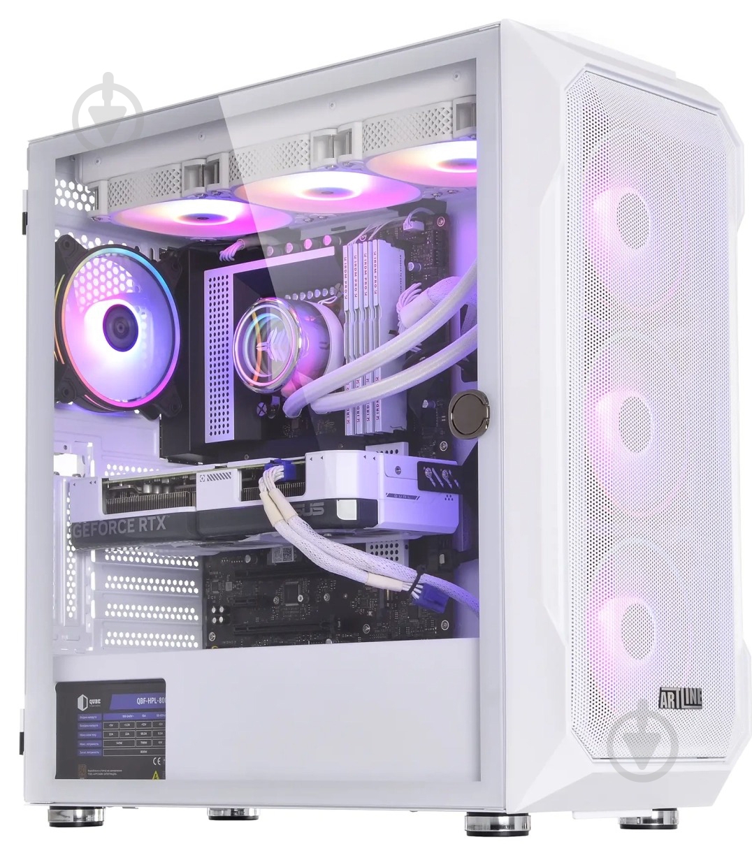 Компьютер Artline Gaming X79WHITE (X79Whitev76Win) white - фото 3 Компьютер Artline Gaming X79WHITE (X79Whitev76Win) white - фото 3