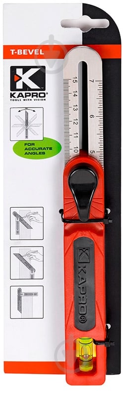 Угломер Kapro T-Bevel с уровнем 301kr - фото 3 Угломер Kapro T-Bevel с уровнем 301kr - фото 3