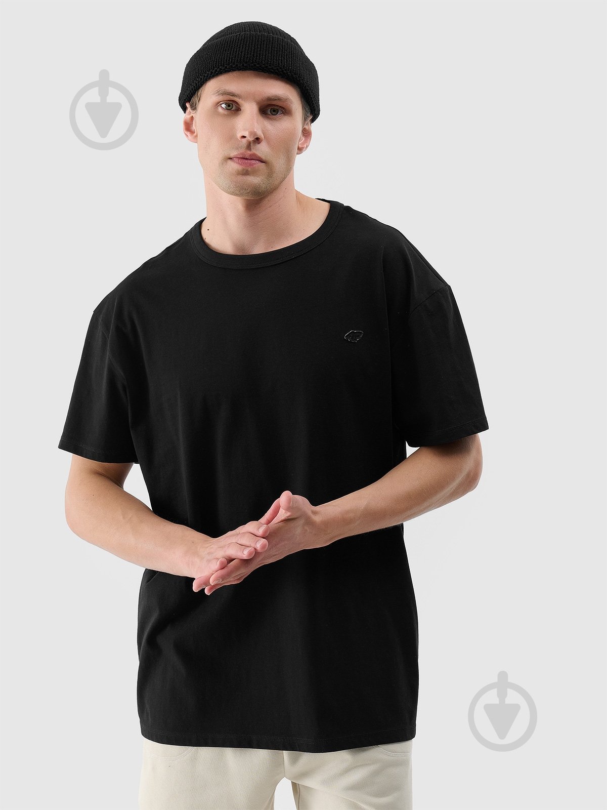 Футболка 4F 4FWSS25TTSHU1972-20S р.M черный - фото 1 Футболка 4F 4FWSS25TTSHU1972-20S р.M черный - фото 1