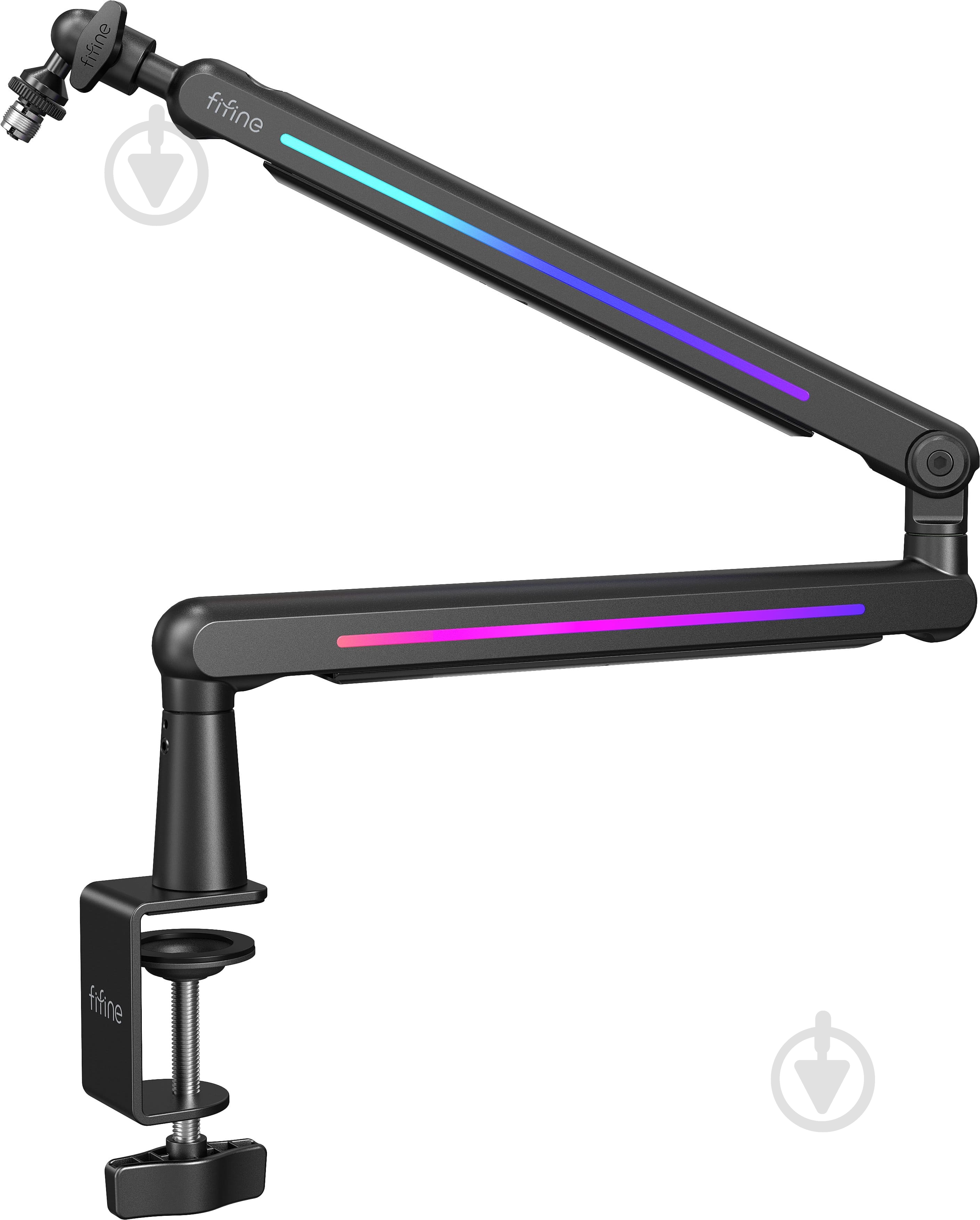 Стойка-пантограф FIFINE BM88PRO RGB Black (BM88PRO) - фото 1 Стойка-пантограф FIFINE BM88PRO RGB Black (BM88PRO) - фото 1