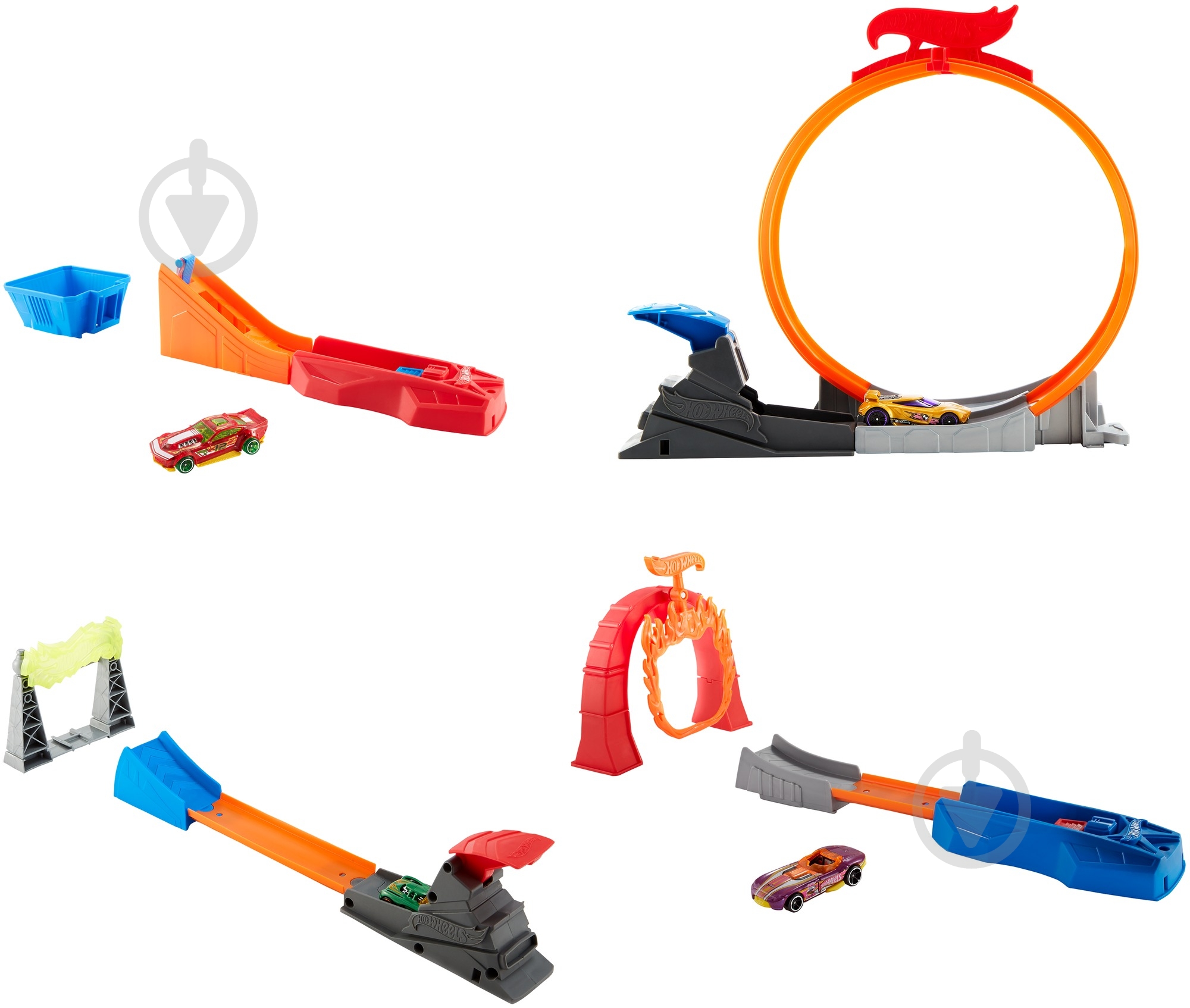 Гоночный трек Hot Wheels Безумные тренировки в ассортименте - фото 1