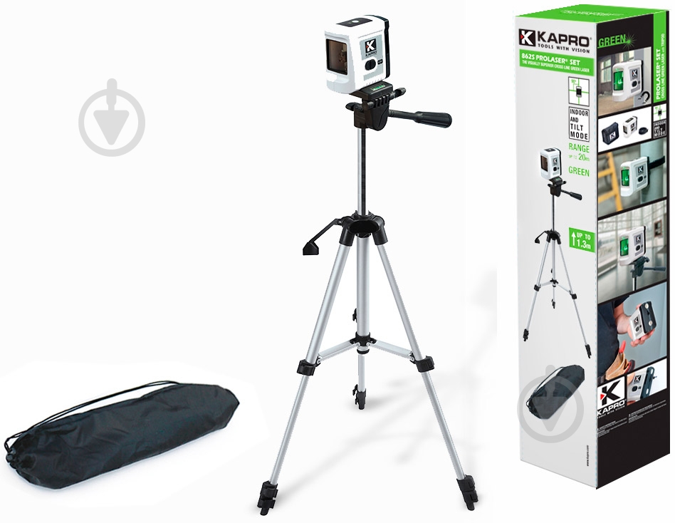 Уровень лазерный Kapro со штативом 862G_SET - фото 3