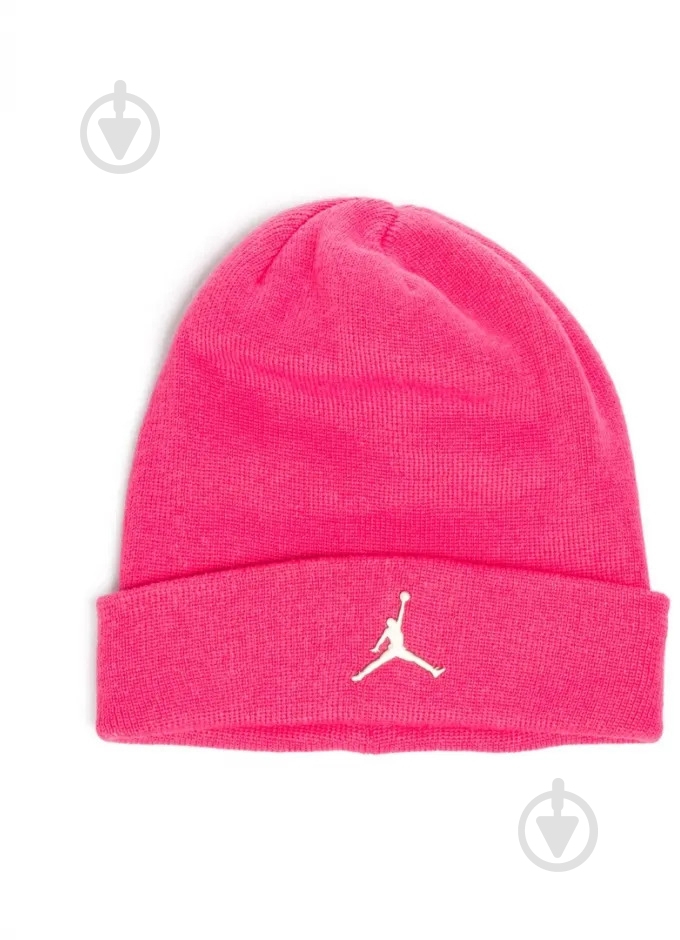 Шапка Nike JAN JORDAN BEANIE CUFFED 9A0063-AA7 р.one size рожевий - фото 1