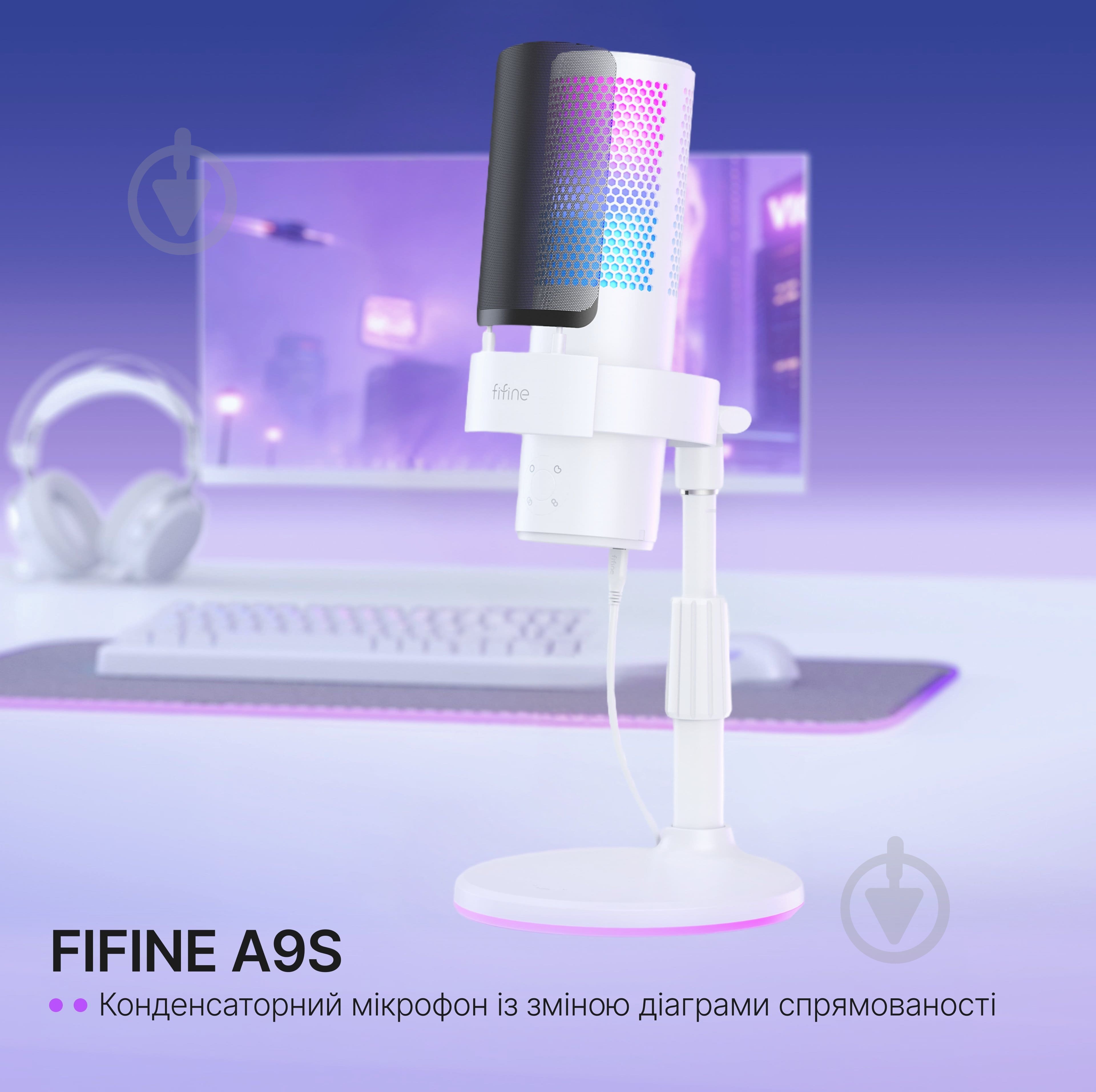 Мікрофон FIFINE A9SW USB (A9SW) - фото 7