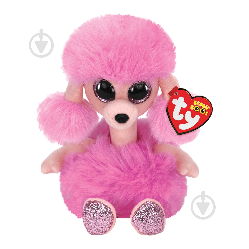 ᐉ Мягкая игрушка TY Beanie Boo's Пудель Camilla 25 см розовый
