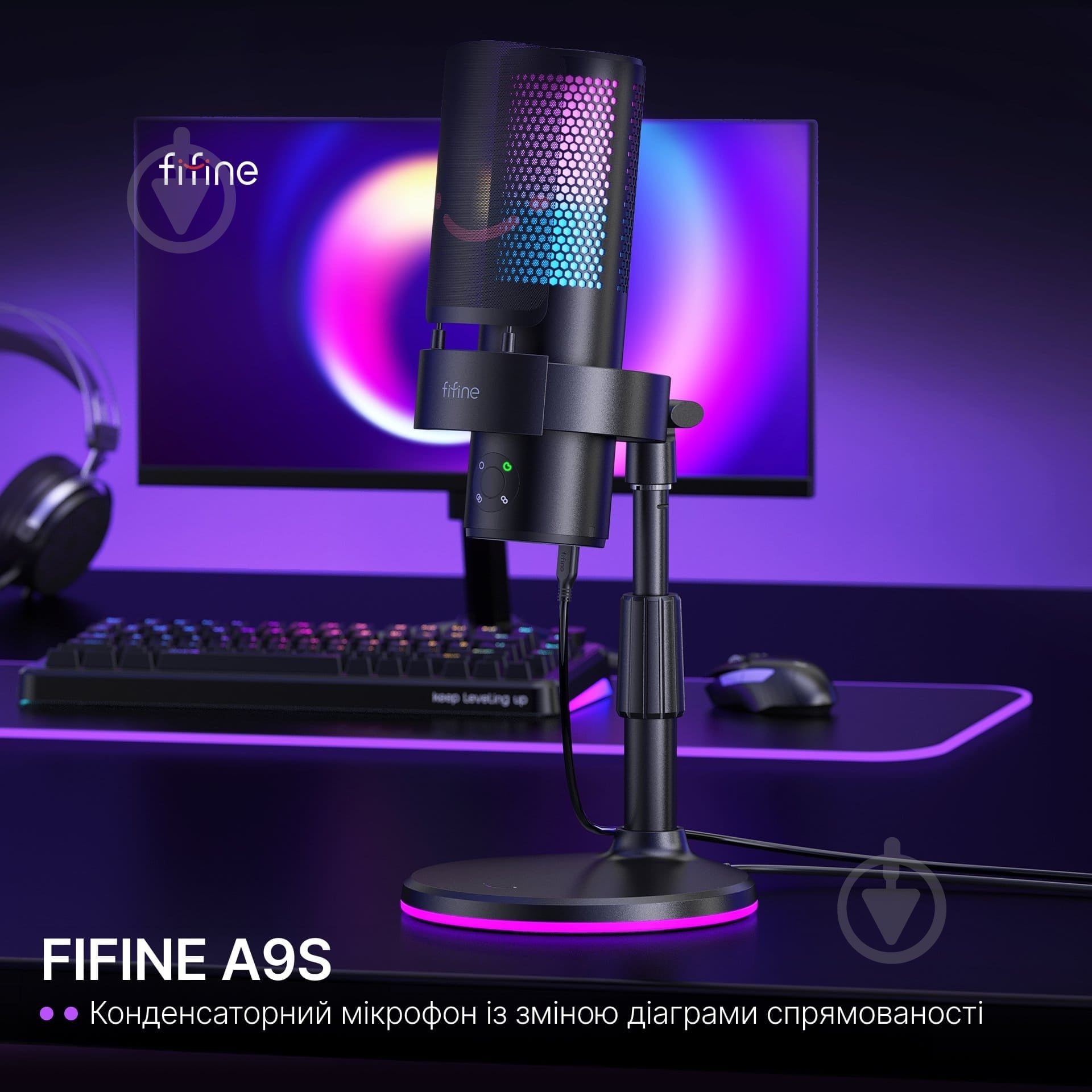 Мікрофон FIFINE A9S USB (A9S) - фото 7