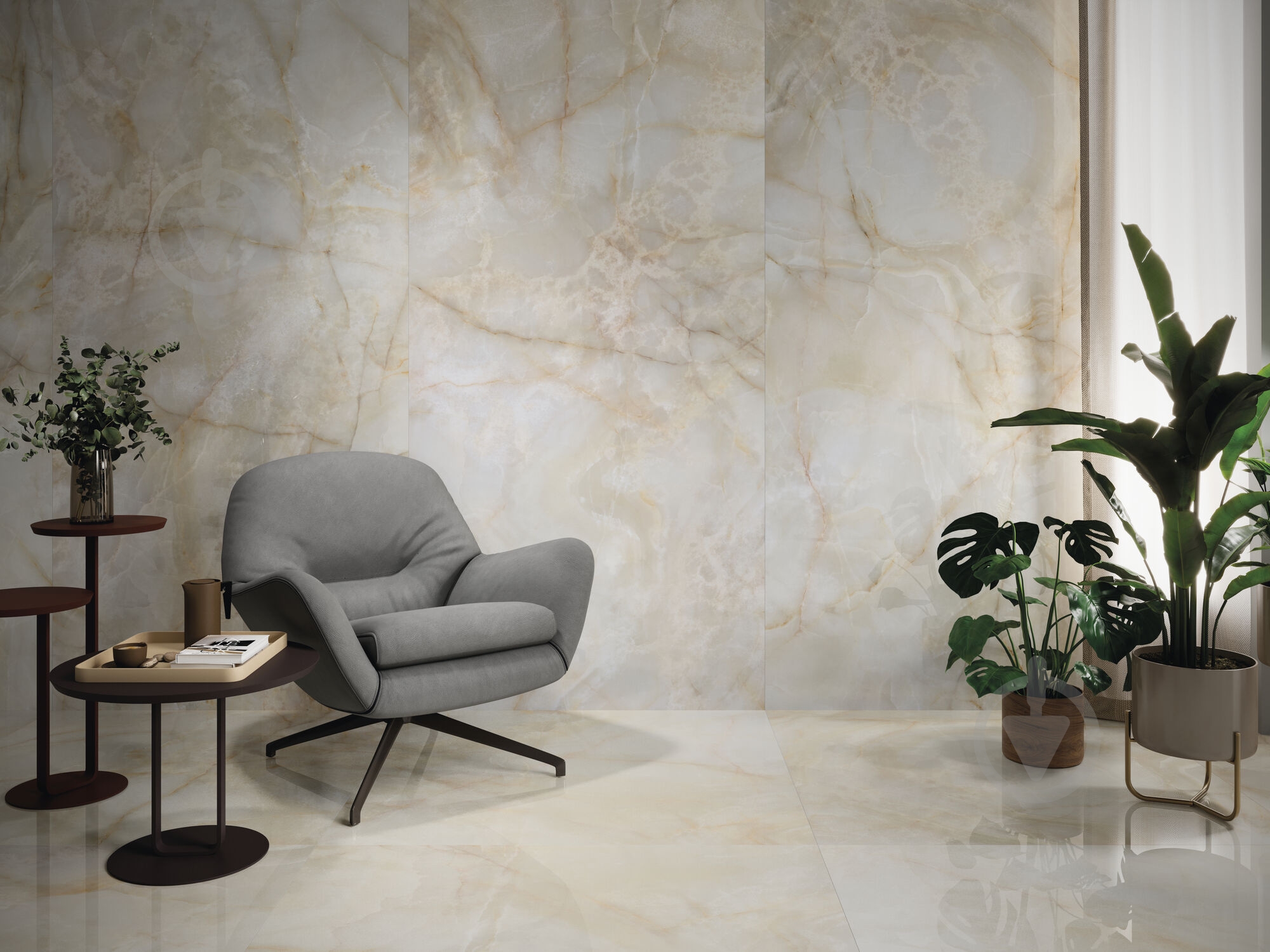 Плитка Cifre Оникс Крем 30x90 - фото 3