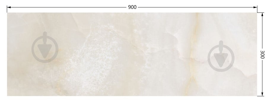 Плитка Cifre Оникс Крем 30x90 - фото 2